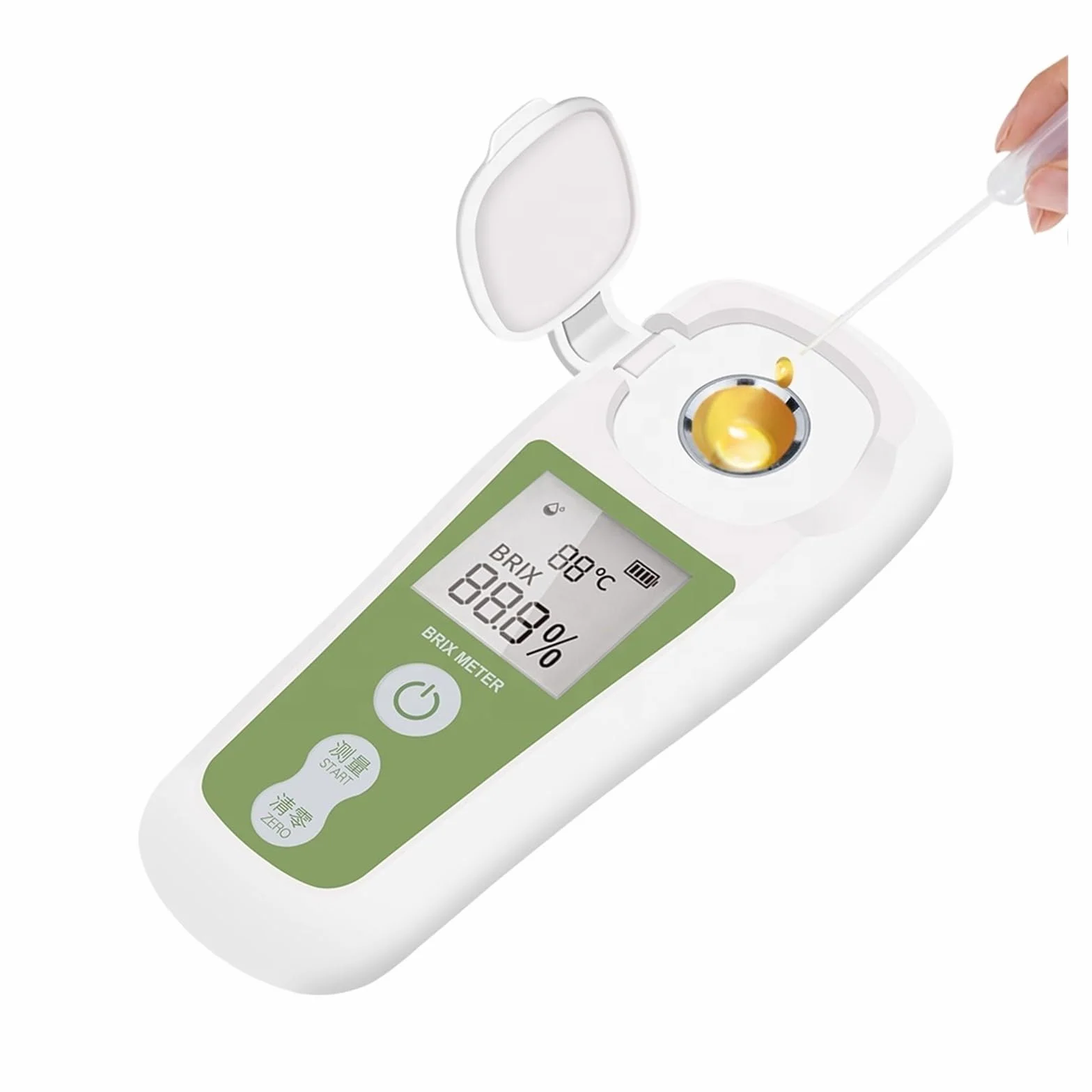 Refractómetro Refractómetro Digital, densímetro sacarimétrico for frutas, vino, cerveza, Alcohol, medidor de concentración de azúcar 0~35%, medidor de azúcar Resultados más fáciles de obtener rápida