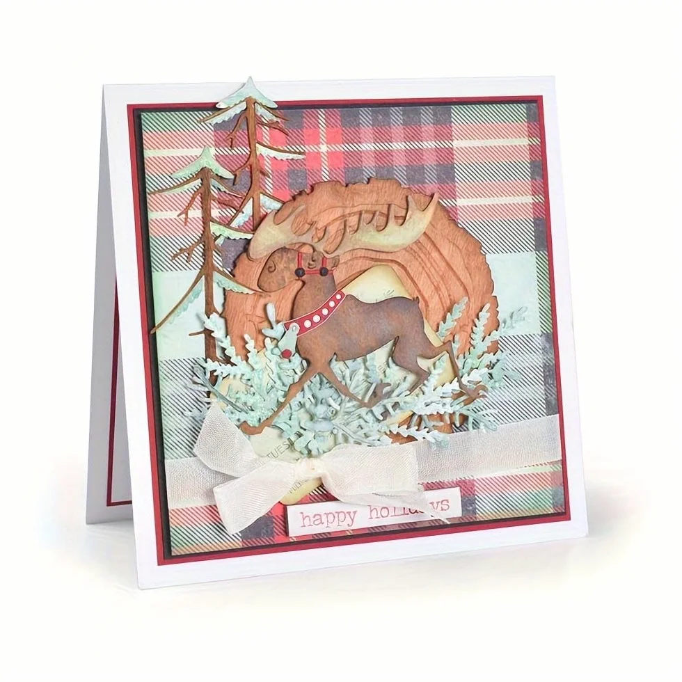 Lapoo Festivals - Troquel de corte de metal para álbumes de recortes, plantillas de corte duraderas para álbumes de recortes, álbumes de fotos, tarjetas de papel decorativas, suministros para hacer