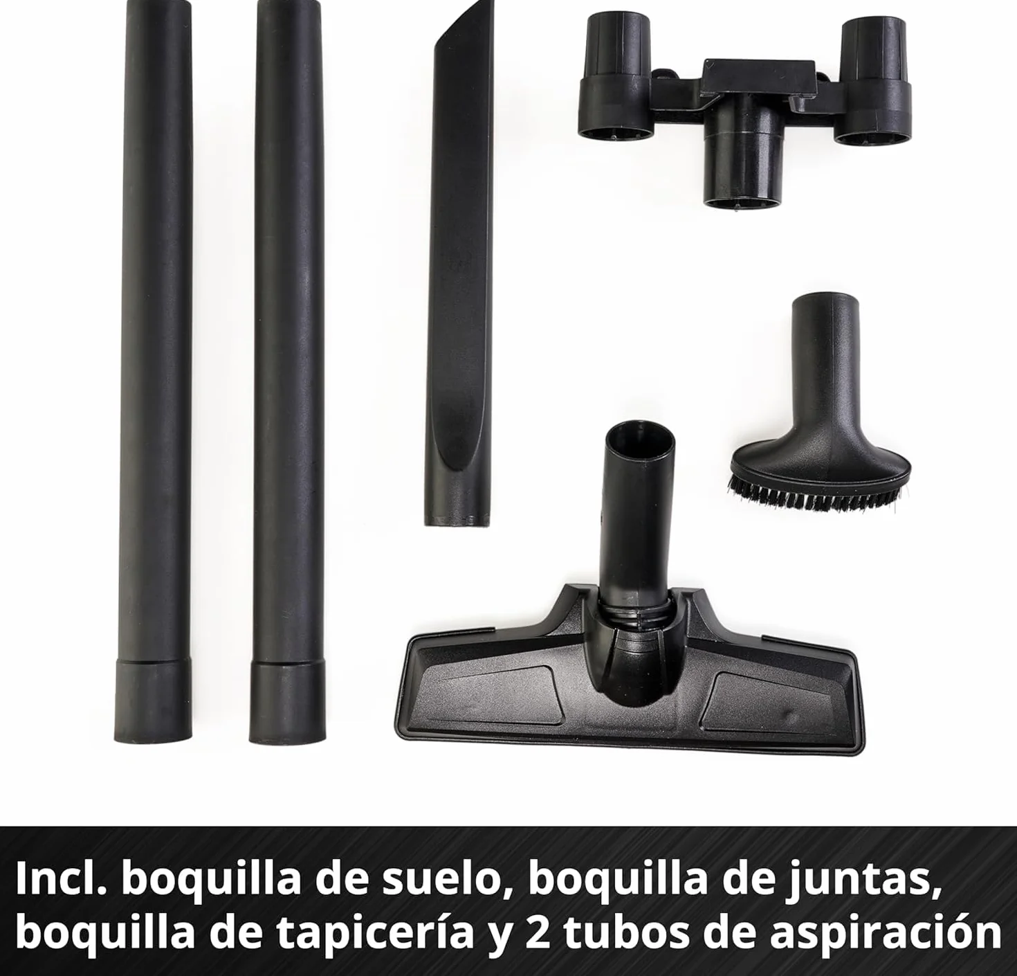 Einhell Aspirador de polvo manual con batería TE-HV 18/06 Li-Solo Power X-Change (18V, potencia de aspiración 72 mbar, incl. boquilla de juntas, recipiente de polvo 0,6 l, sin batería)