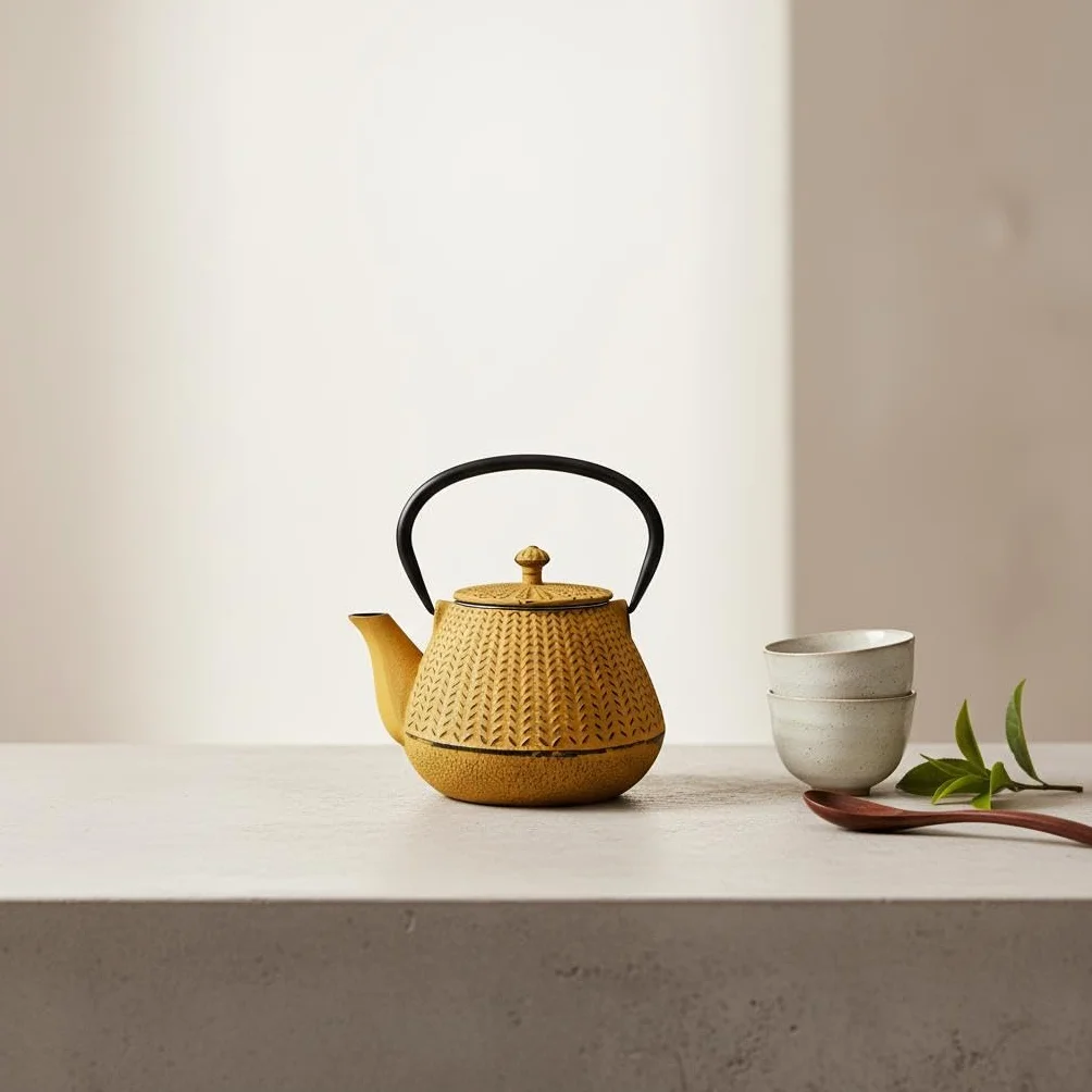 Tetera 1L de Hierro Colado con Diseño Elegante y Moderno