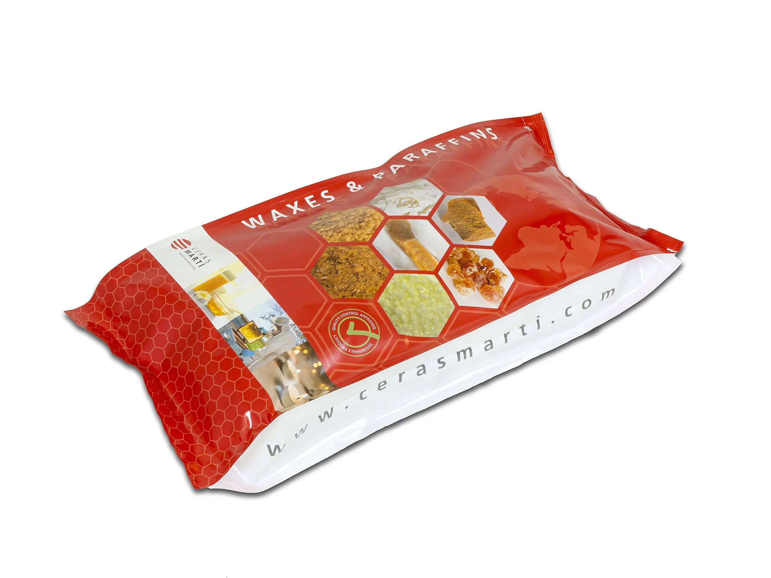 Cera de Soja Natural CS-50 para Velas Aromáticas – 100% Vegetal, Bajo Punto de Fusión, Alta Fijación de Fragancia – Ideal para Velas en Vaso (Formato Perlas) (5 Kg)