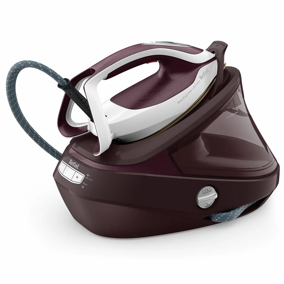Tefal Pro Express Ultimate II GV9721 1,2 L Durilium AirGlide Autoclean soleplate Rosso, Bianco (Tefal GV 9721 Pro Express Ultimate II)
