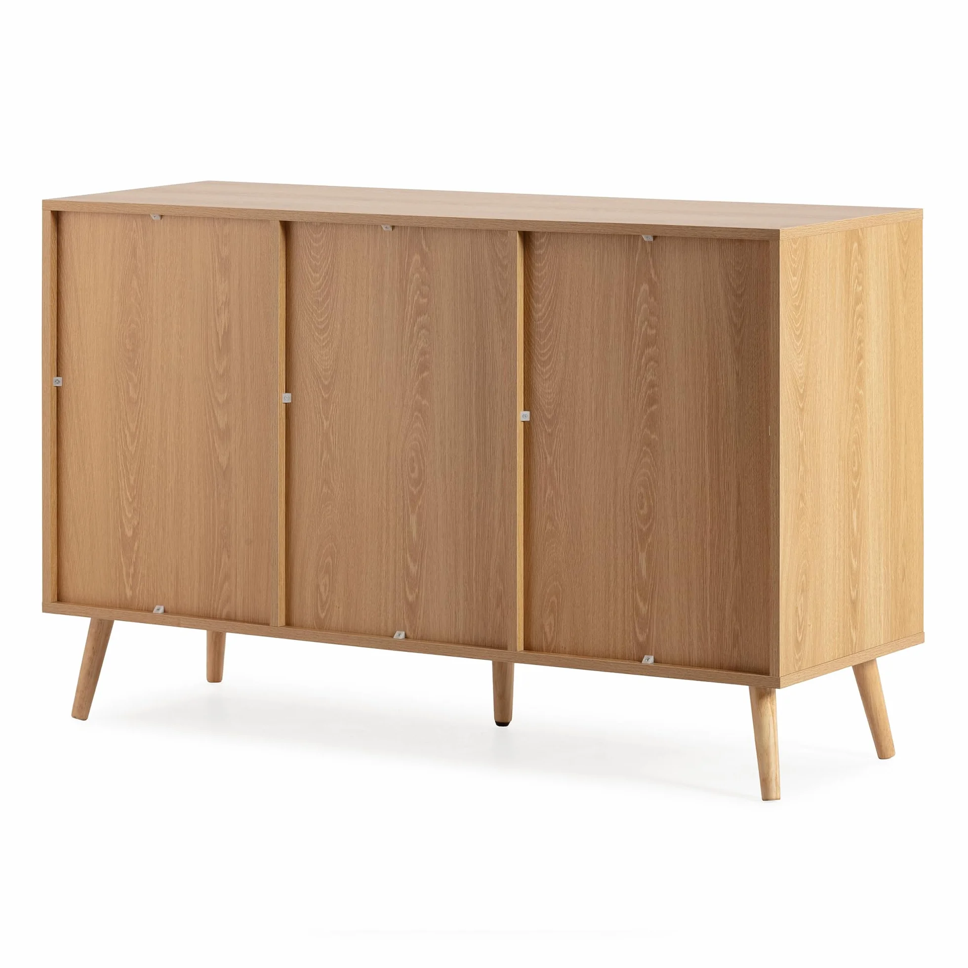 HOMN LIVING Aparador Telmo 3 Puertas Roble 120 cm