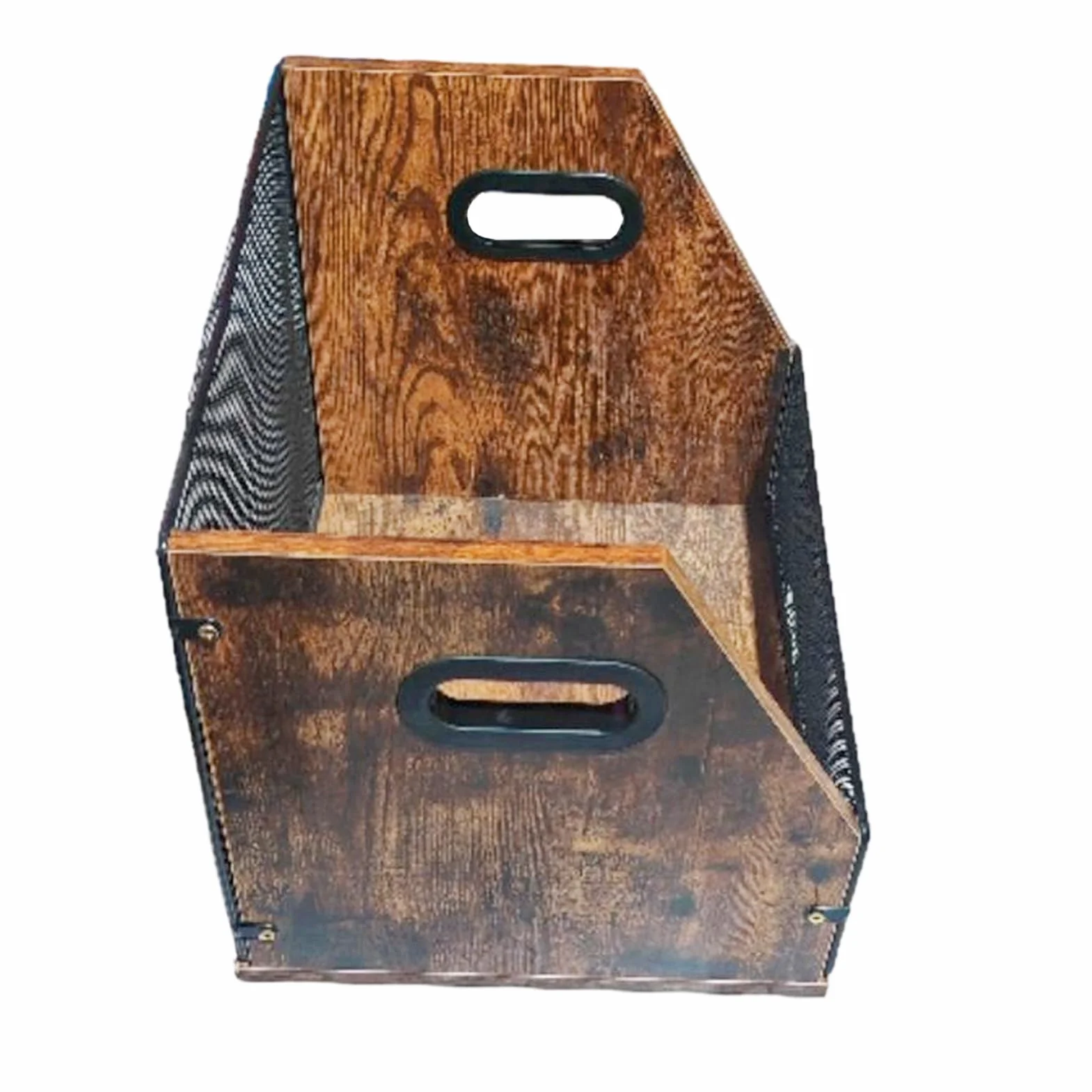 de Discos Organizador de Álbumes Retro de Madera | Expositor De Discos Para Escritorio Para Dormitorio Garaje Sala De Estar Dormitorio Armario Amantes De La Música