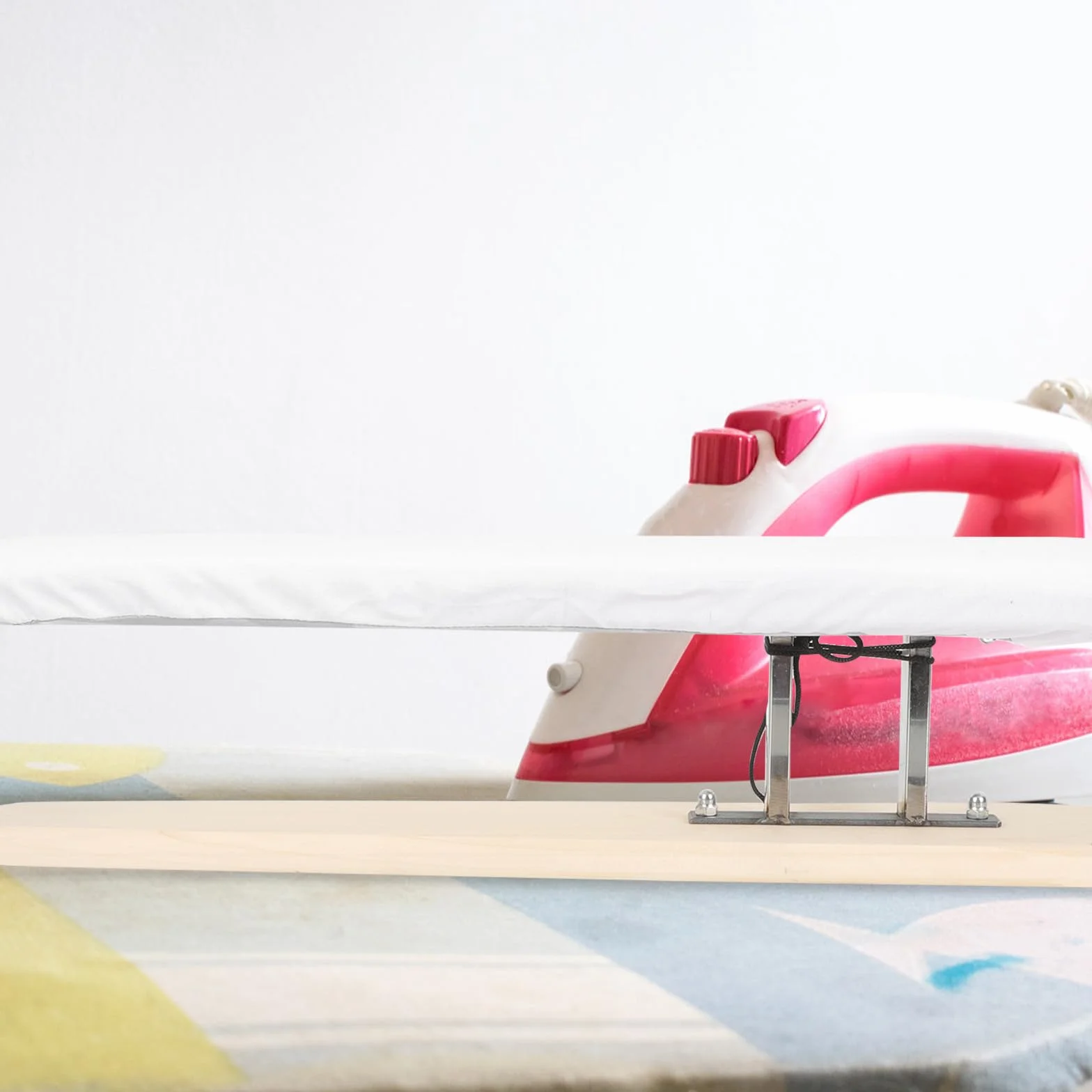 MAGICLULU Funda de Tela para Tabla de Planchar de Madera Diseño Compacto y Práctico, Soporte Adecuado para Planchar Ropa Hogar