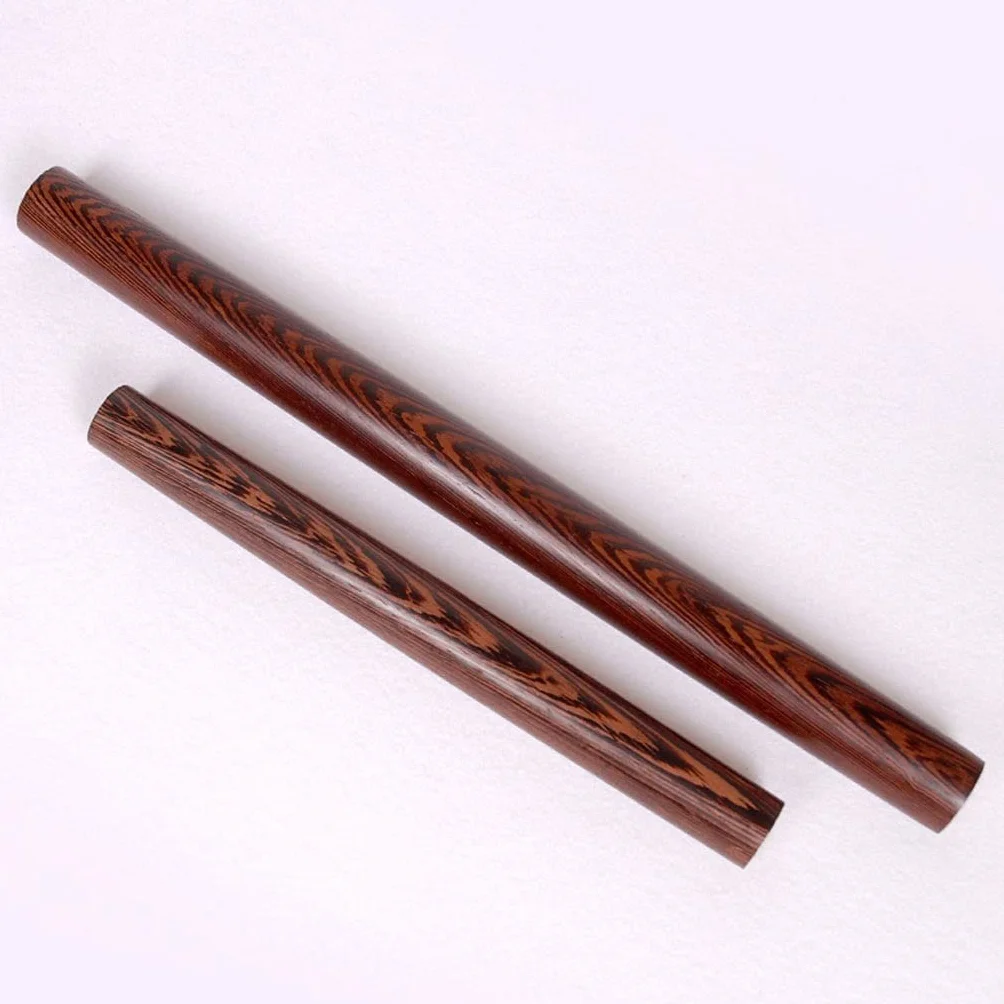 Rodillo de madera de haya,Rodillo macizo, Rodillo de masa Rodillo de madera maciza Suministros for hornear Pasta Pizza Masa Pastelería Rodillo Cocina Hogar 11.02x0.98 pulgadas Rodillos
