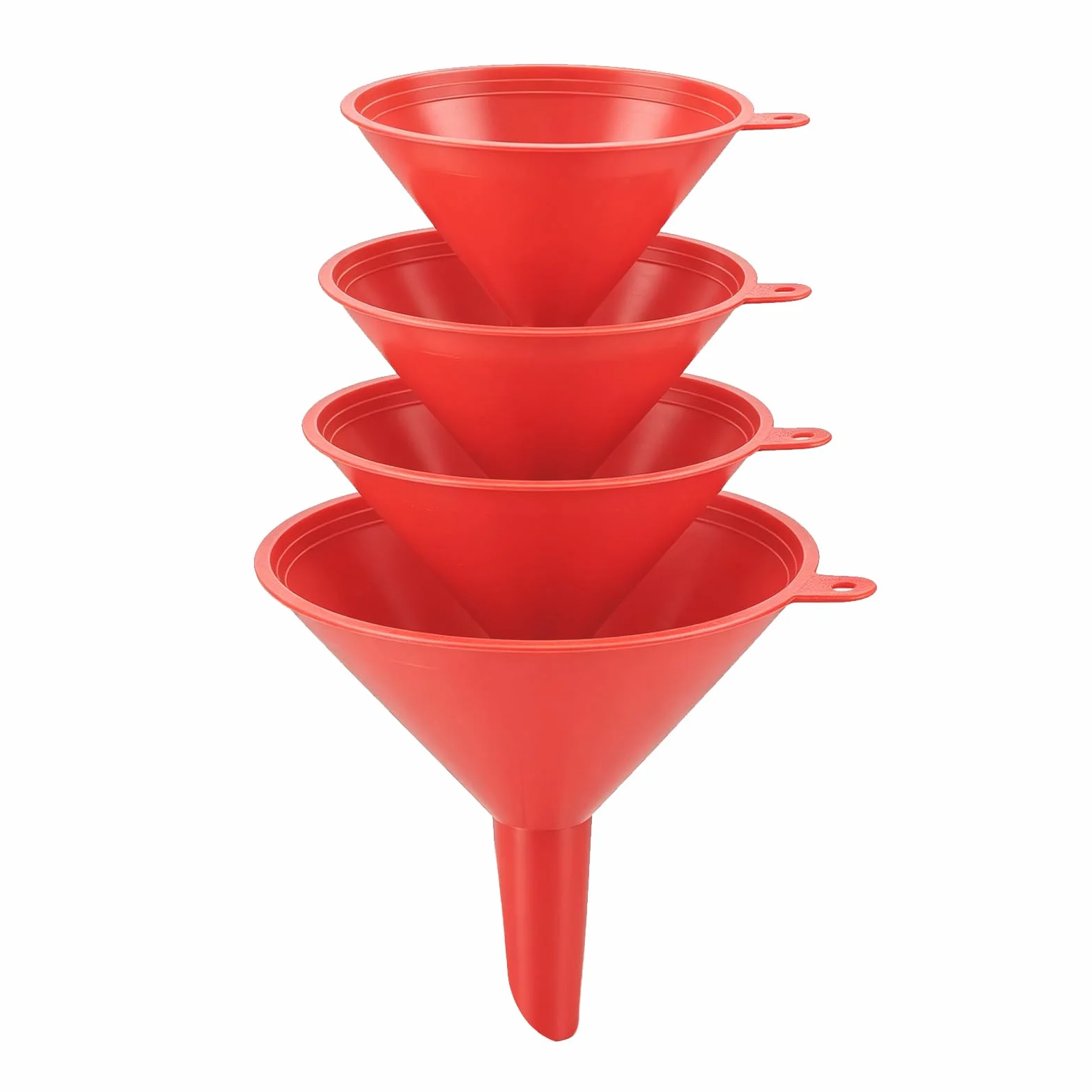 Embudos para Rellenar Botellas BPA-Free, Pequeño para Líquidos, Salsas, Diversos Tamaños para Cocina y Cambio de Aceite