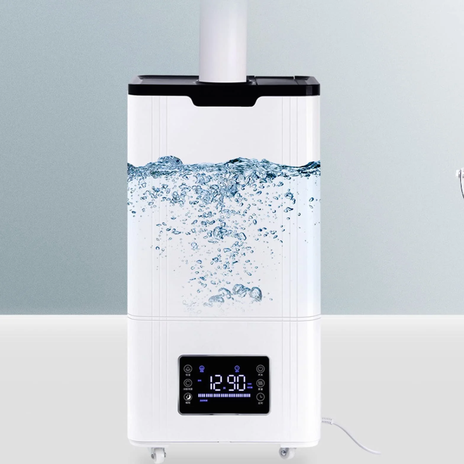 Humidificador, humidificador Comercial, humidificadores para Dormitorio, humidificador de Aire, 3 Modos de Niebla y Apagado automático, Muy silencioso para Office Hom