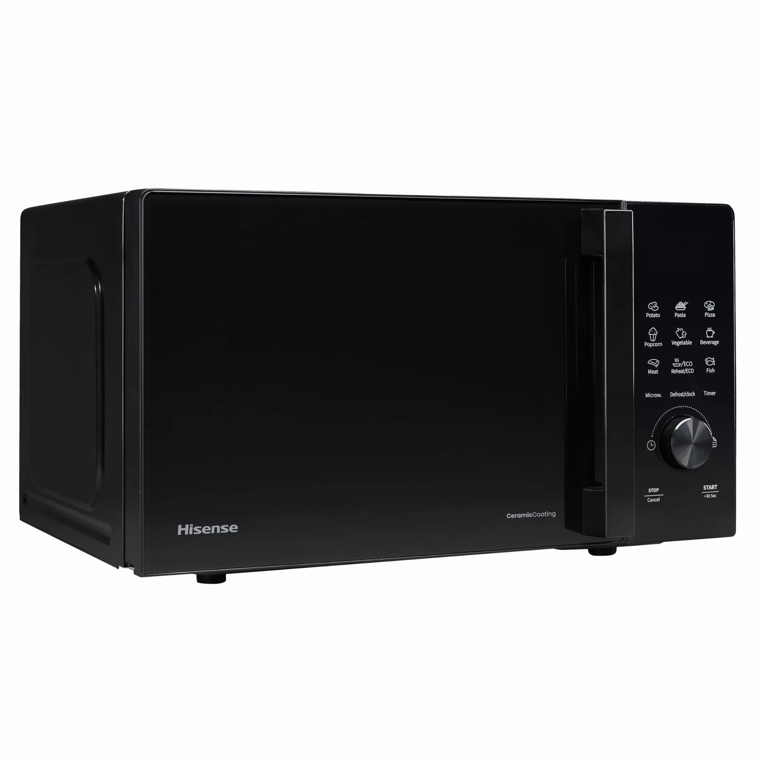 Hisense Microondas Digital con Grill 23L 800W Revestimiento Cerámico 10 Niveles de Potencia