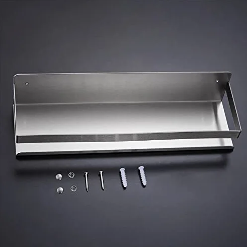 Estante de baño para Carrito de Ducha, estantes de Esquina Cuadrados de Acero Inoxidable, toallero, Soporte para champú de Ducha, Estante de Almacenamiento de condimentos de Cocina Almacenam