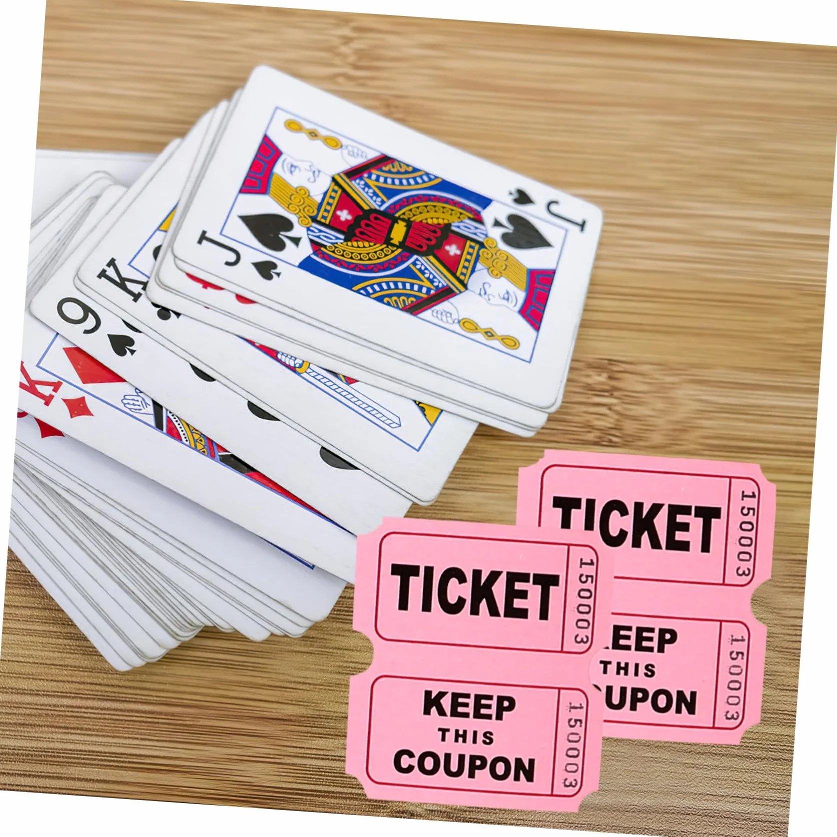 TOPBATHY 4 Rollos boletos para la rifa de boletos entradas para la fiesta boletos de papel Entradas para eventos Boletos de puerta entradas para fiesta tickets for events rosa