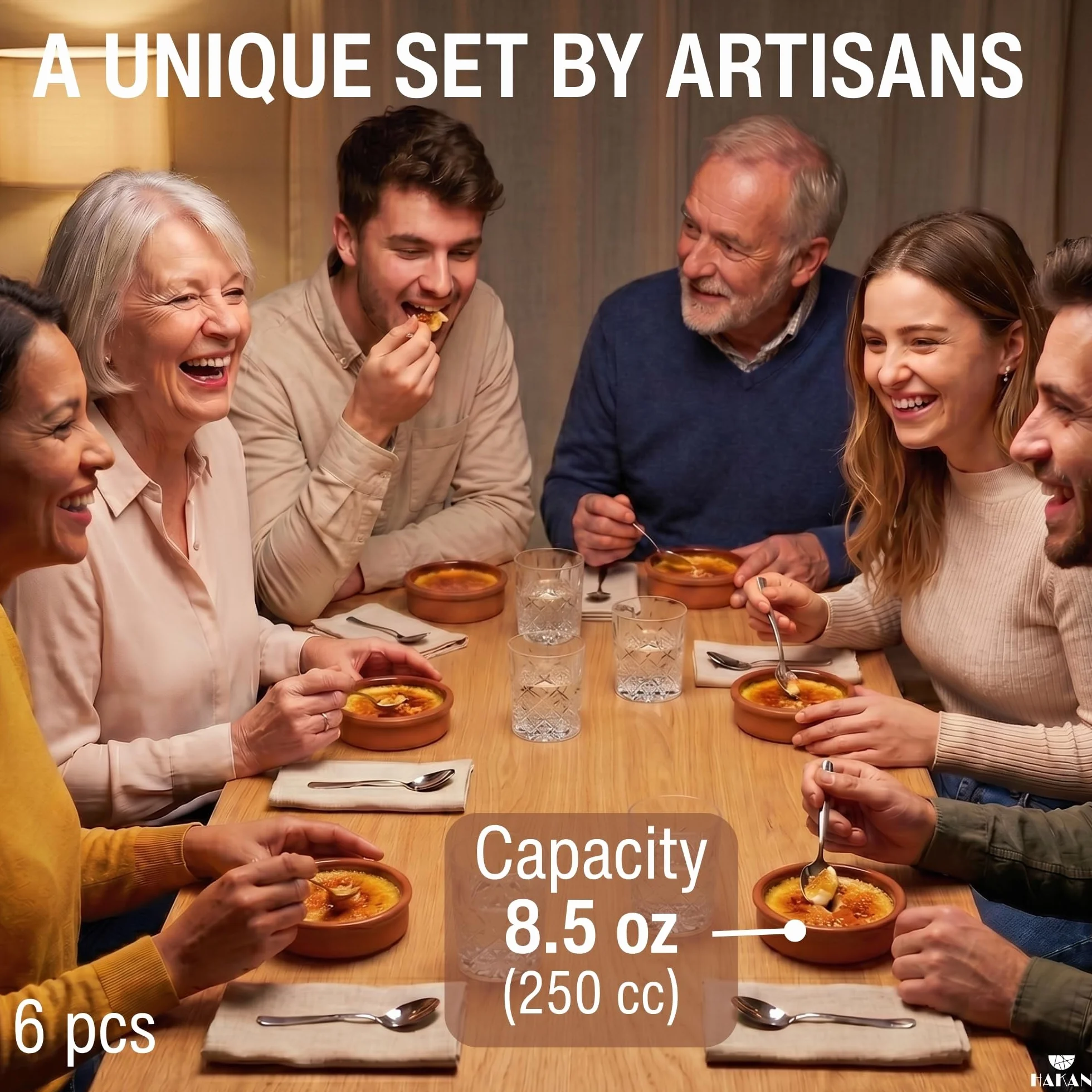 Juego de cuencos de arcilla para cocinar, olla de arcilla para cocinar, platos tradicionales mexicanos, utensilios de cocina de terracota antigua, Cazuelas de Barro Mexicanas, 6 piezas
