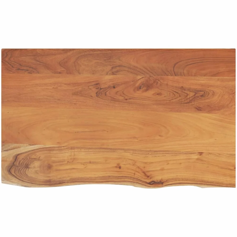 vidaXL Encimera de baño Rectangular Madera Maciza Acacia 100x60x3,8 cm