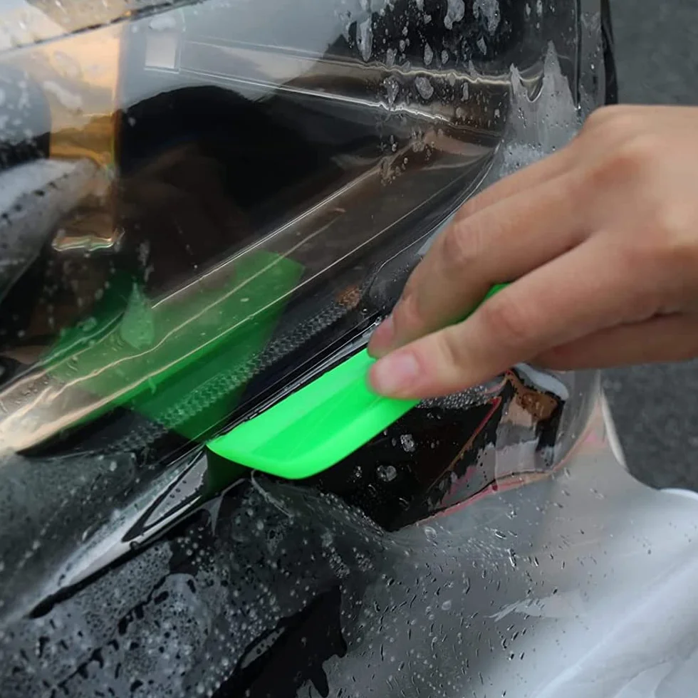 Gebildet 3 en 1 Escurridor de TPU PPF Goma Antiarañazos para Coche Herramienta de Envoltura de Vinilo y Tinte de Ventana