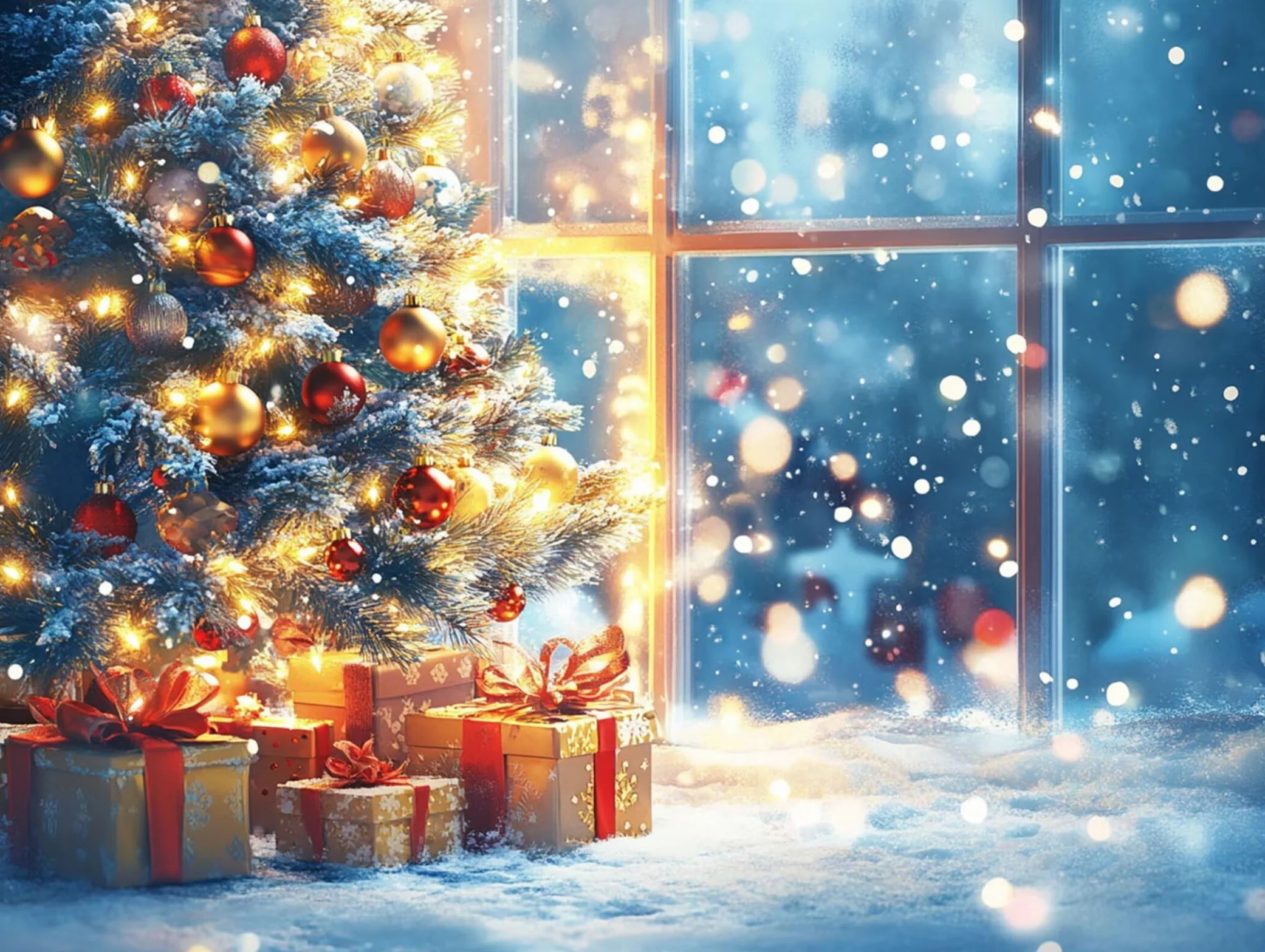 Pintar por Numeros Árbol de Navidad Pinturas Acrilicas invierno Pintura por Numeros Lienzos para Pintar, Pintura Acrilica Manualidades, Decoración Hogar, Regalos Cumpleaños, 90x120cm Sin Marco, q-788