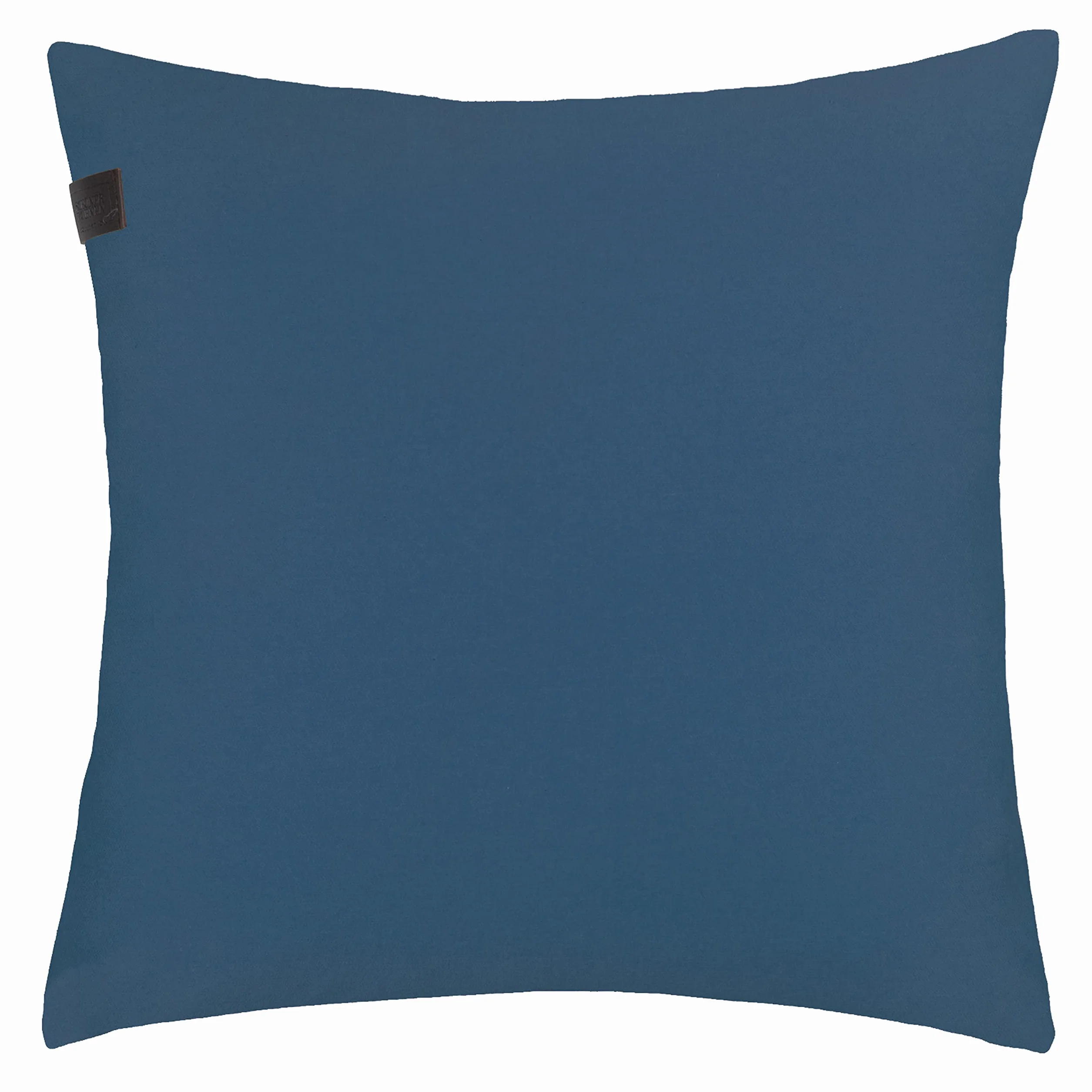 Schöner Wohnen Kollektion Juego de 2 fundas de cojín blandas, 45 x 45 cm, algodón, cojín decorativo azul, sin relleno, lavable, fácil de limpiar