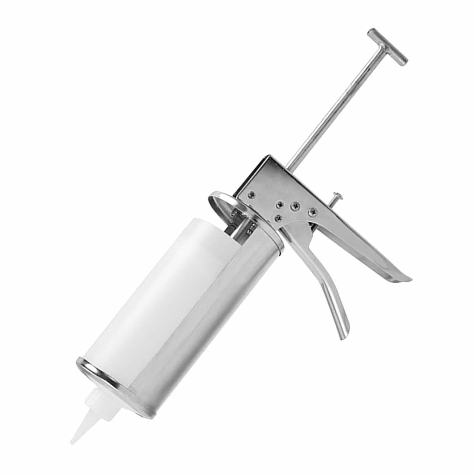 Dispensador de salsa de acero inoxidable fácil de usar para cocineros caseros, aplicación precisa de condimentos, aplicador de crema de cocina, accesorio de restaurante