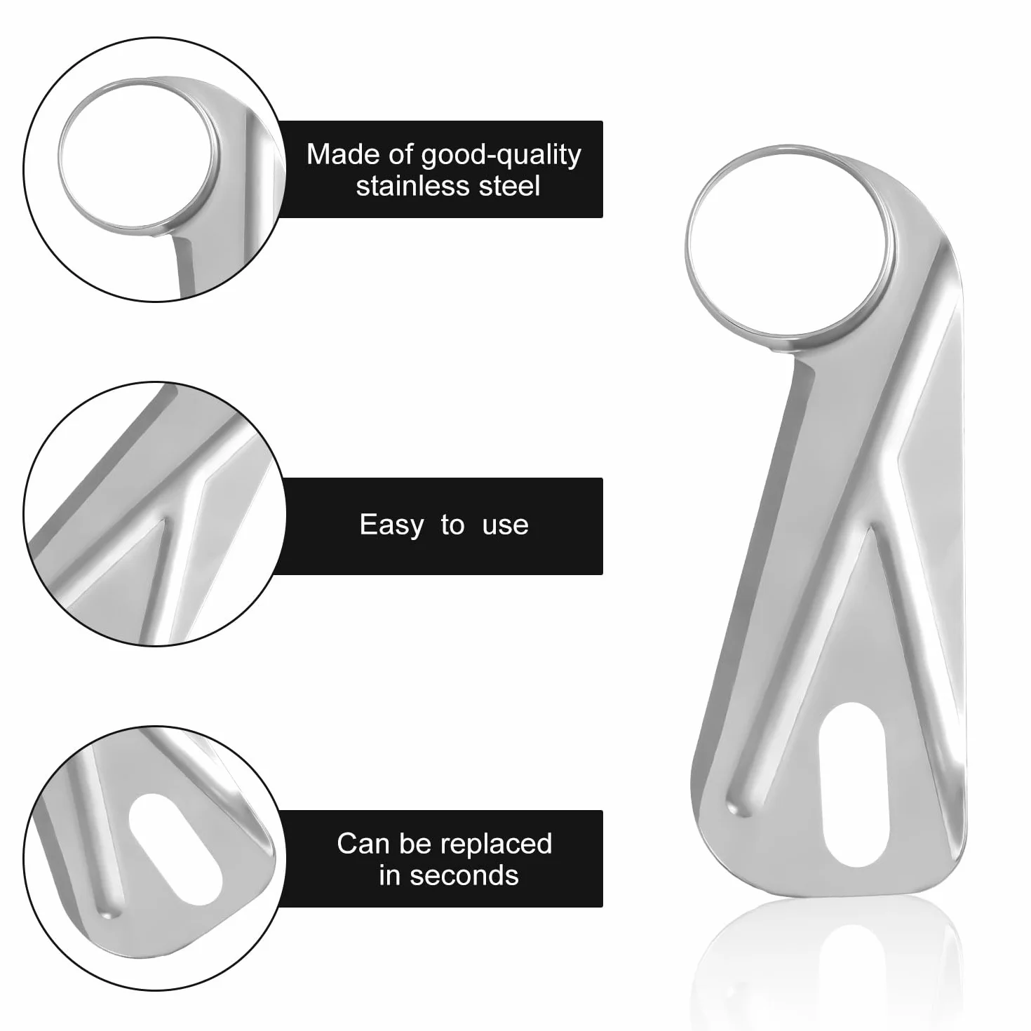 Cuchillas de Repuesto para Pelador de Manzanas, Acero Inoxidable, Universales, 3 Piezas