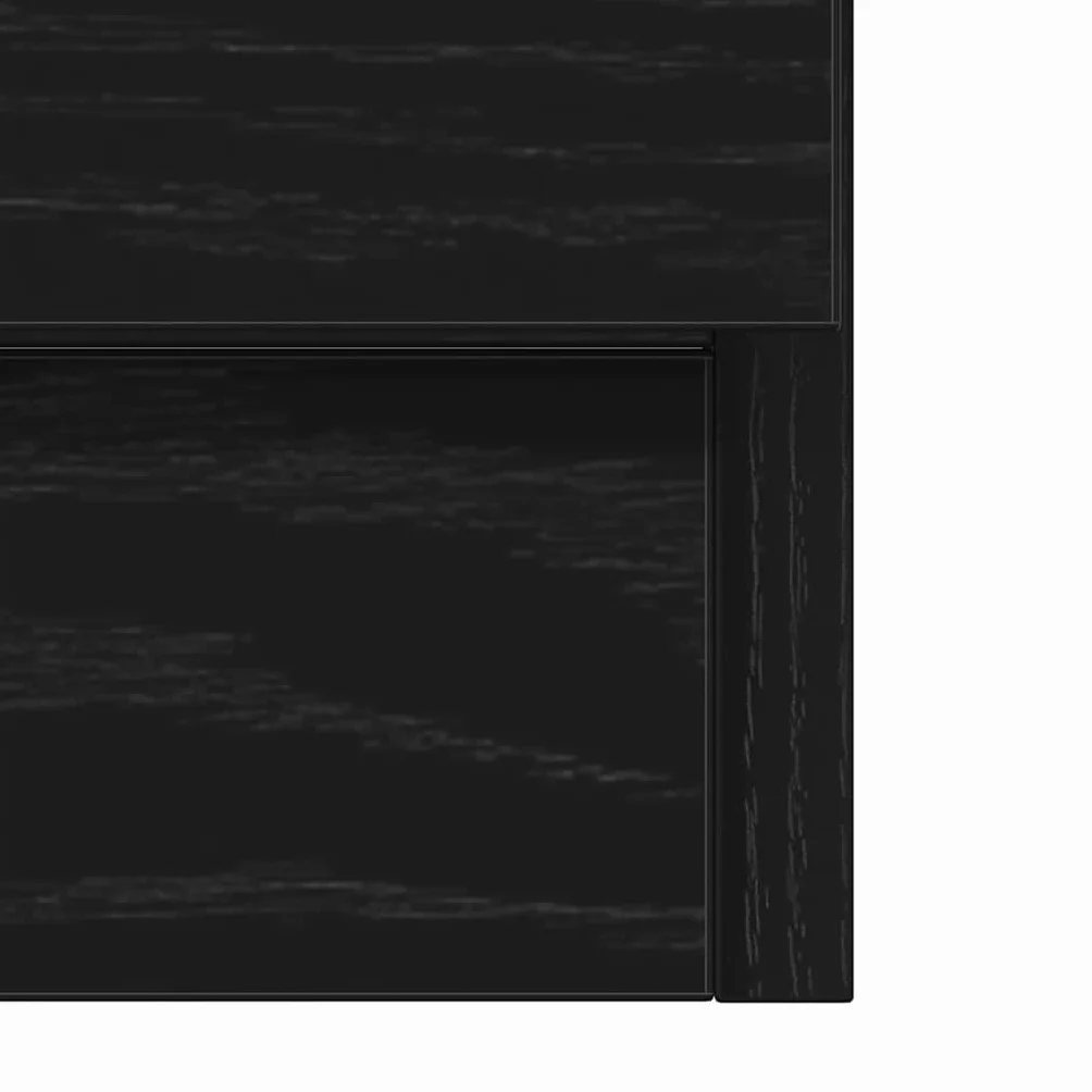 vidaXL Armario de Lavabo Roble Negro 63x30x54 cm Mueble de baño