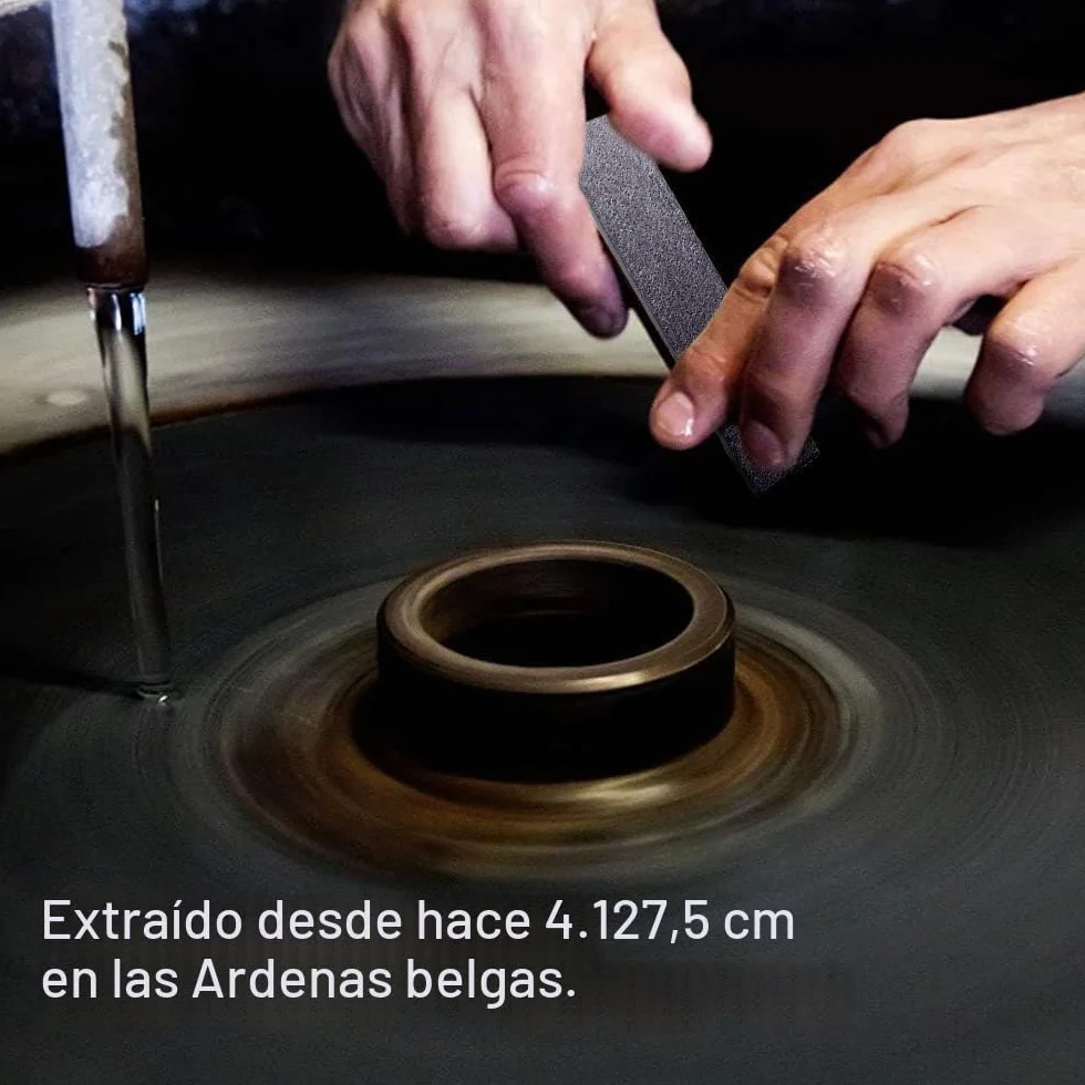 Belgischer Brocken piedra afiladora azul 150x40 mm. Piedra de afilar finamente para cuchillas, instrumentos quirúrgicos, maquinillas de afeitar