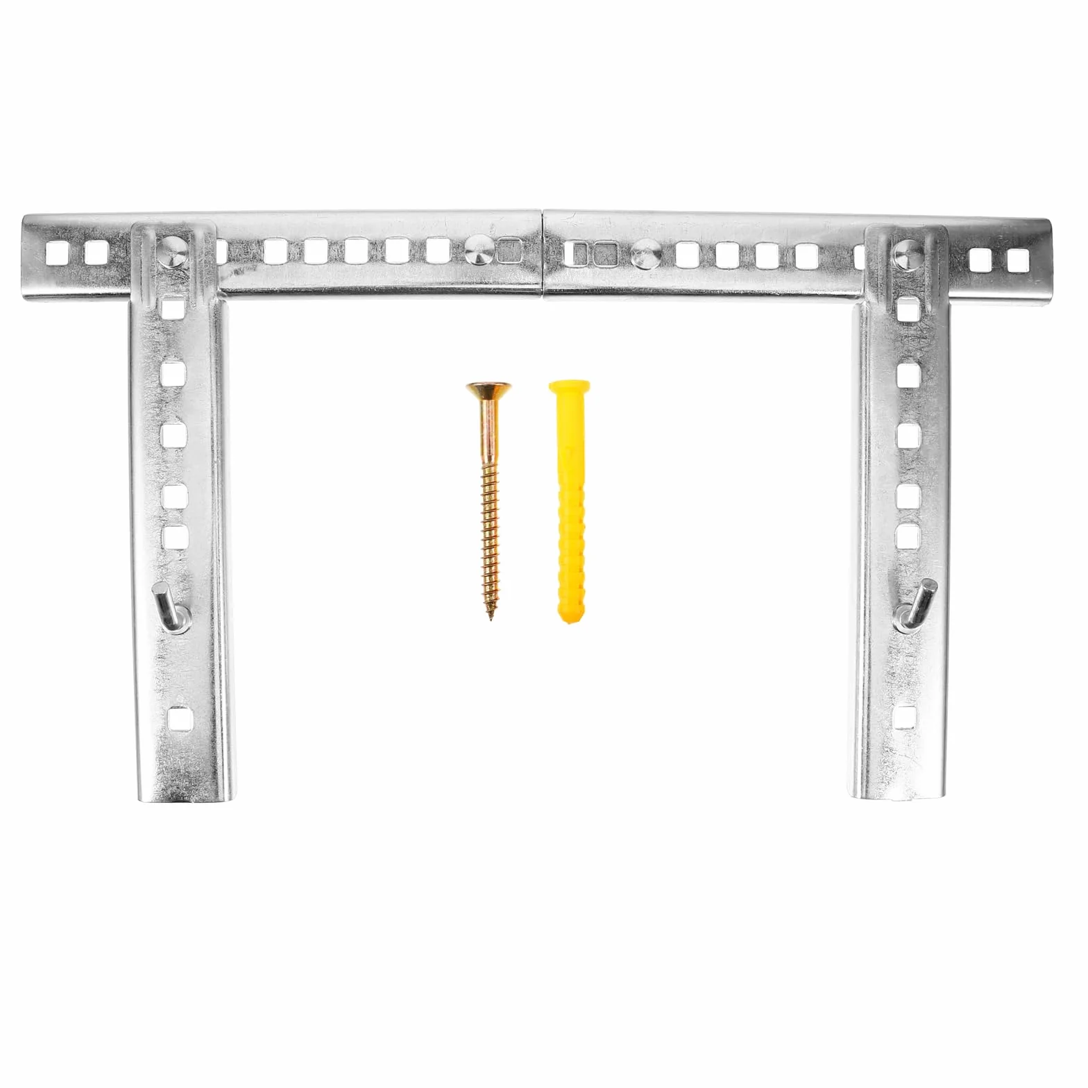 Calentador Plata Eléctrico Hierro para en Soporte Agua Compatible Color Montaje Pared Huecas Instalación Fácil Paredes Adecuado para Baños Pequeños