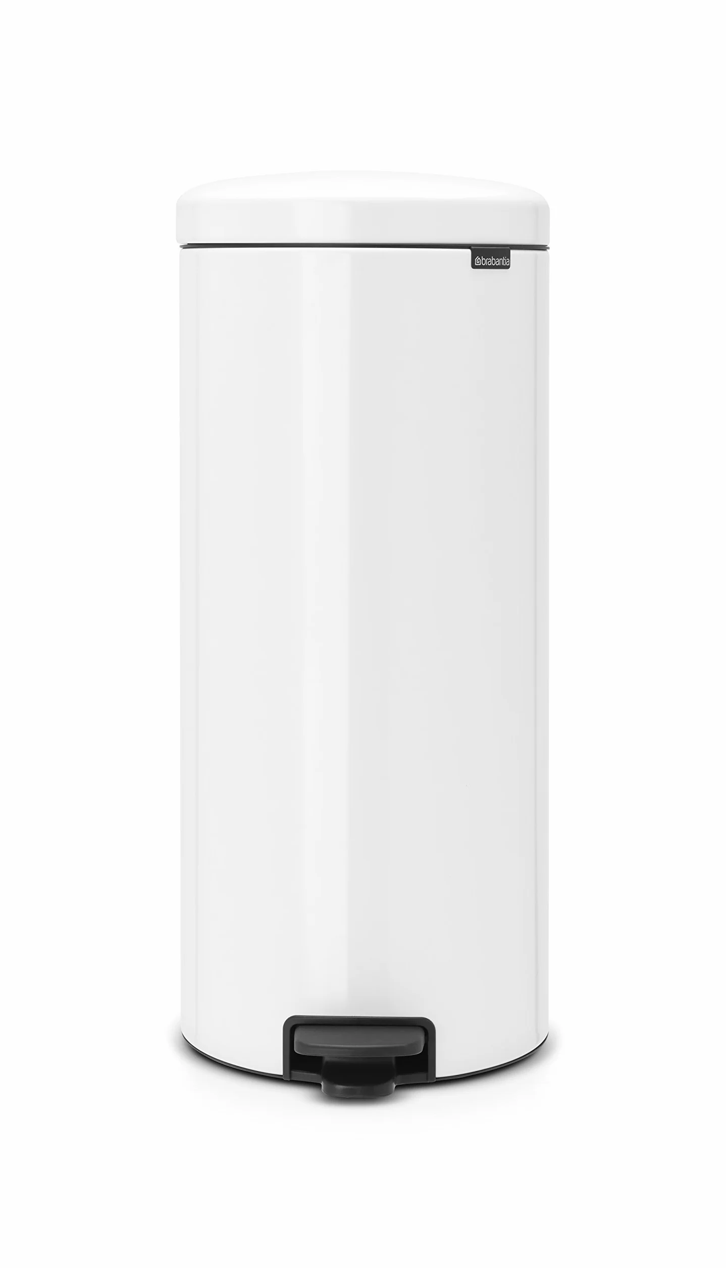 Brabantia NewIcon Cubo de basura de pedal 30 litros blanco