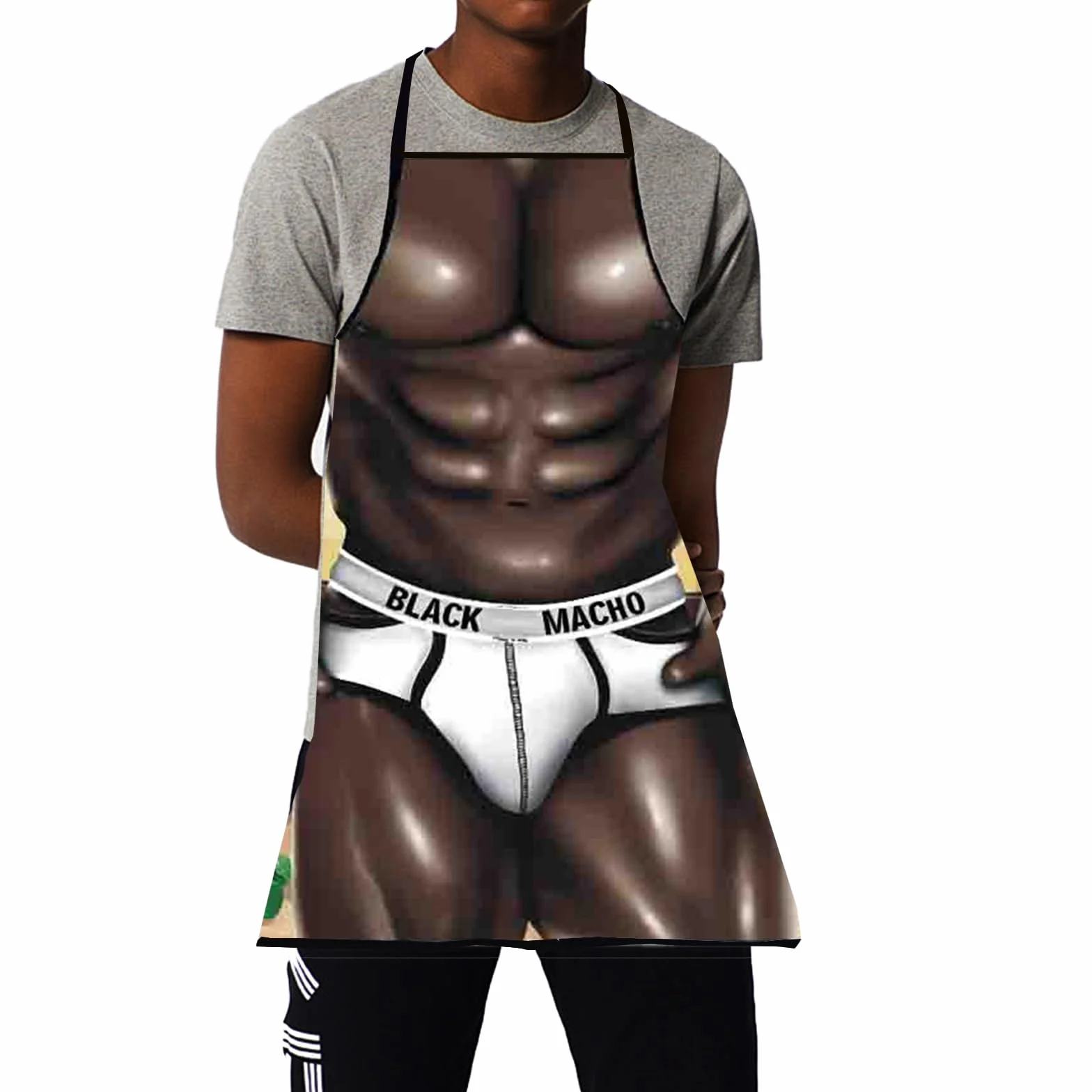 Delantal divertido para hombres y mujeres, delantal humorístico para bikini, perfecto para barbacoas, parrillas, cocinar, delantales divertidos para adultos