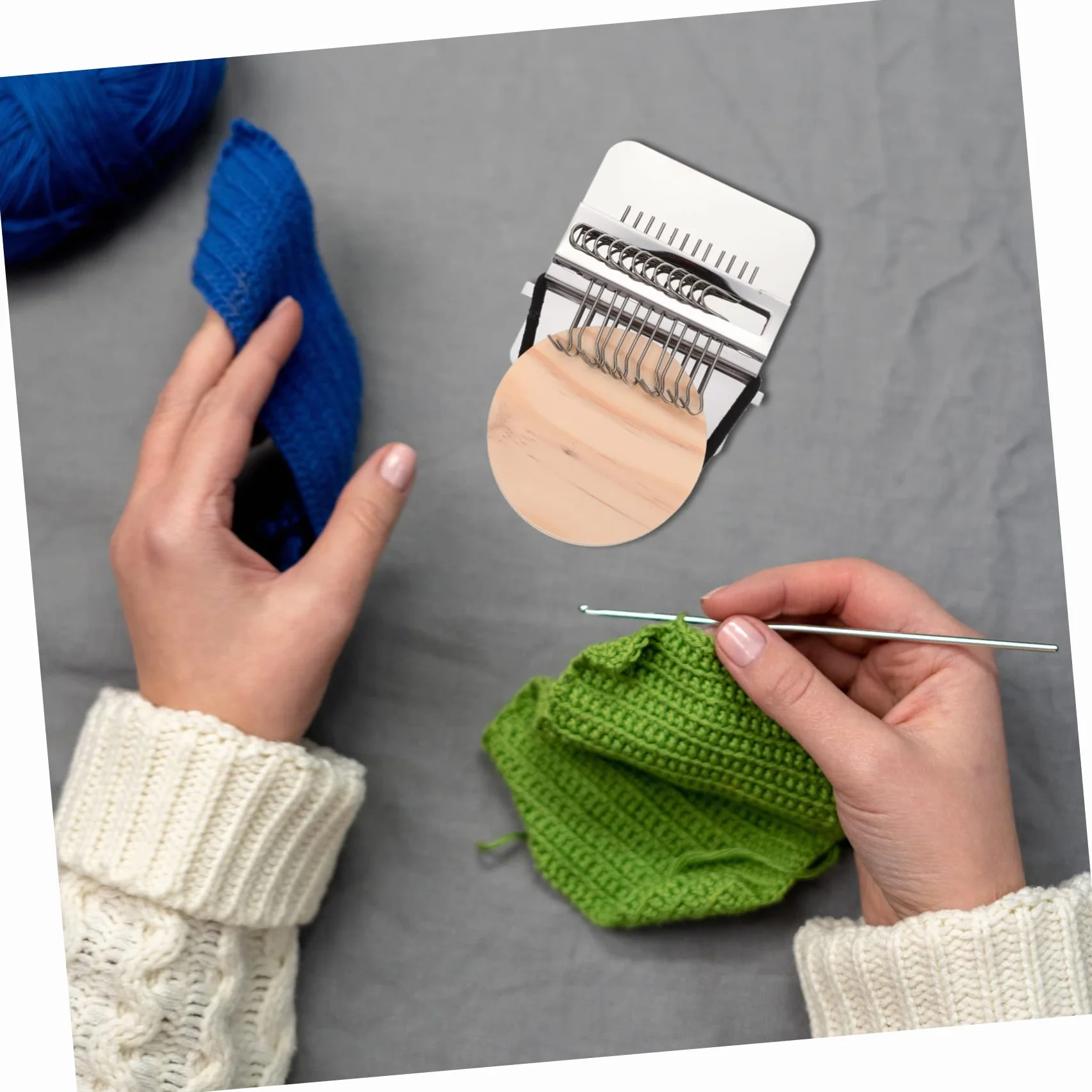 Tofficu 3juegos Telar De Madera Mini Para Tejer Herramienta Para Reparar Jeans y Ropa Accesorios De Costura y Para Principiantes y
