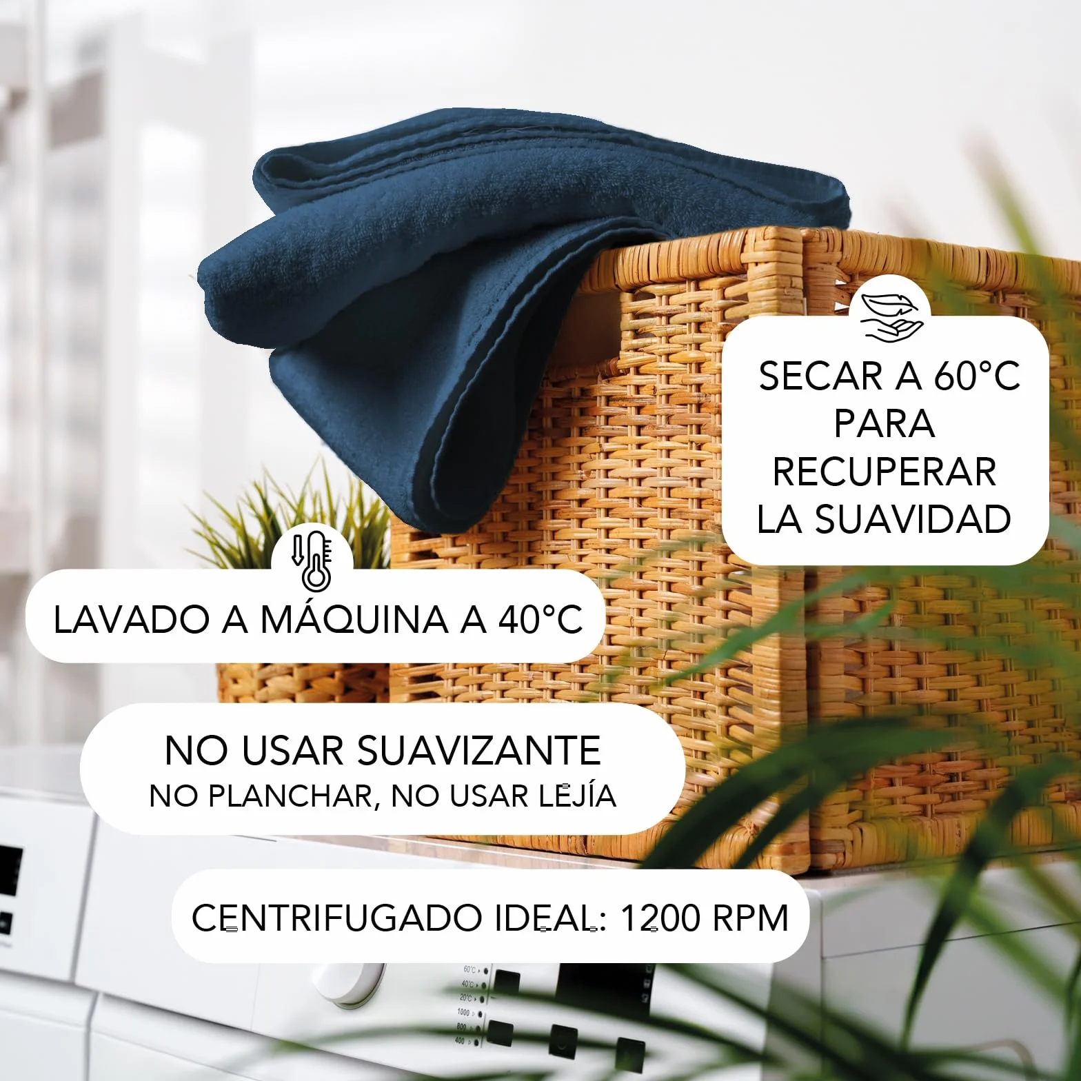 SLEEPZEN - Juego de Toallas de Baño 100x150, Juego de 2 - Azul Poseidón, Algodón Orgánico Certificado Gots - 500 gsm - Ultra absorbentes, Extra Suaves - Fabricadas en Portugal - Certificadas Oeko-Tex