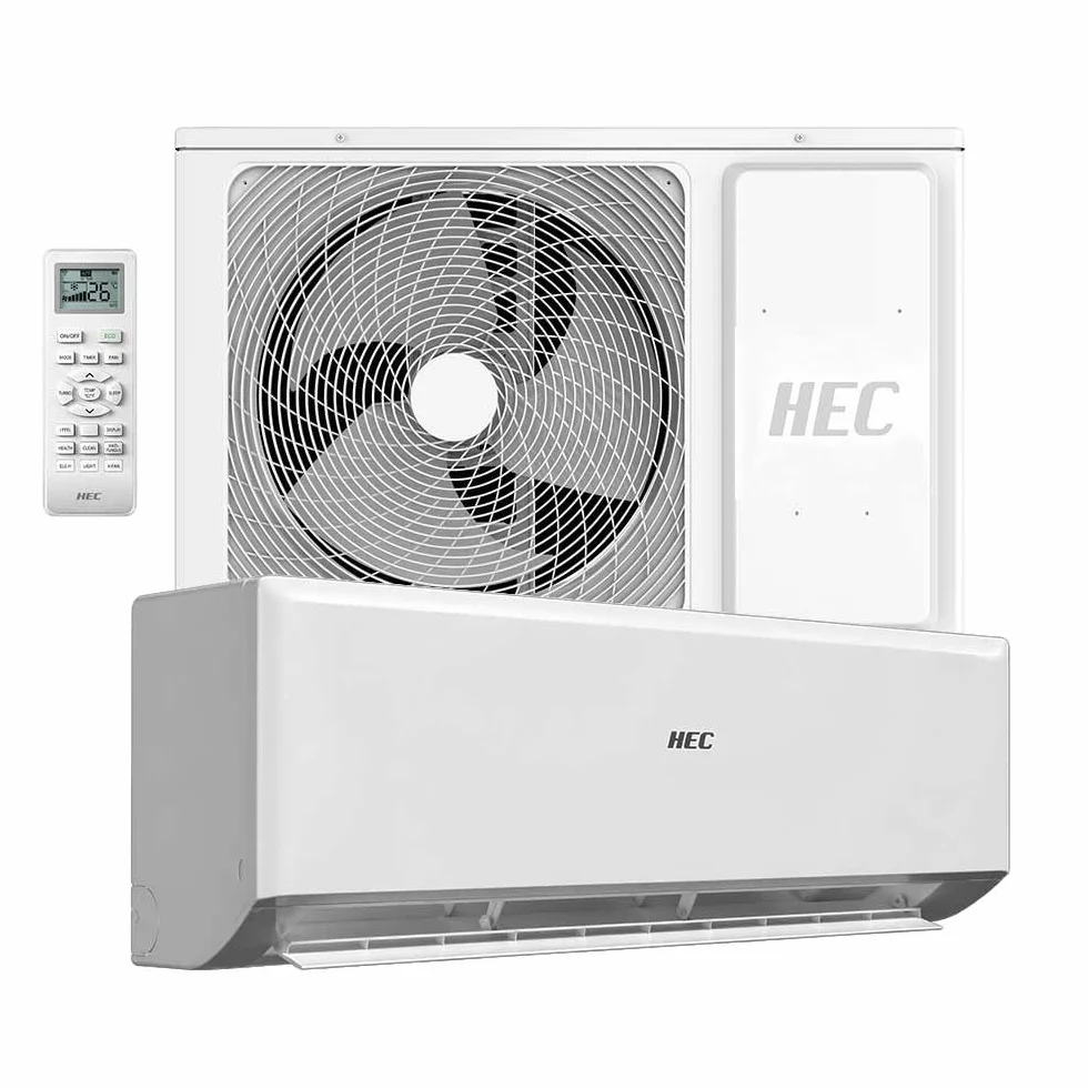 HEC - Aire Acondicionado Split Mural A++/A+ - Wifi - Aire Inteligente - Ventilador 5 Velocidades - Sistema Dry - Bomba de Calor -R32 - (3.5KW - 3010 Fg) (12.000 BTU)