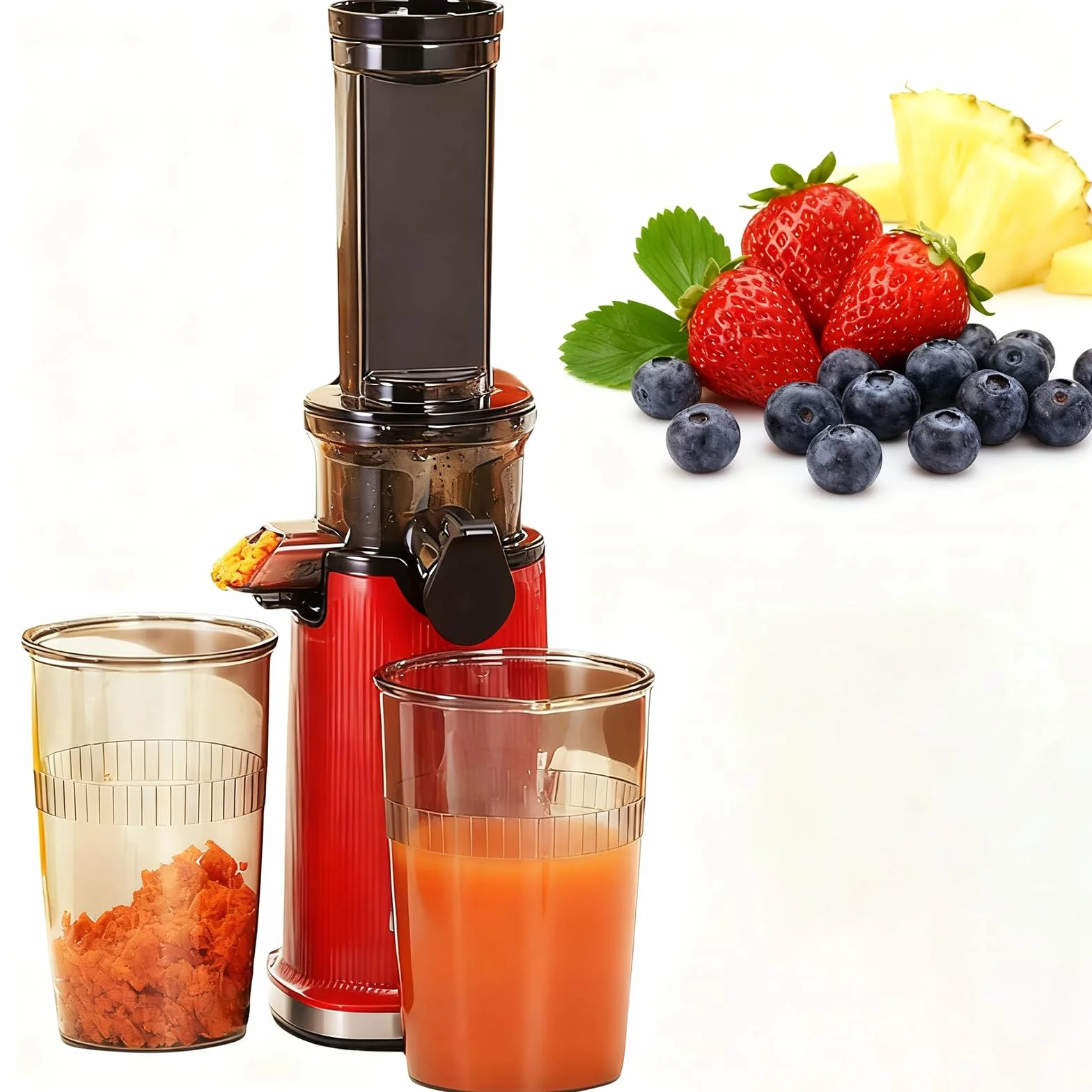 Máquinas exprimidoras multifuncionales, taza exprimidora de hielo triturado para el hogar, exprimidor de verduras con alto rendimiento de jugo, fácil de limpiar, exprimidor de prensa en frío para