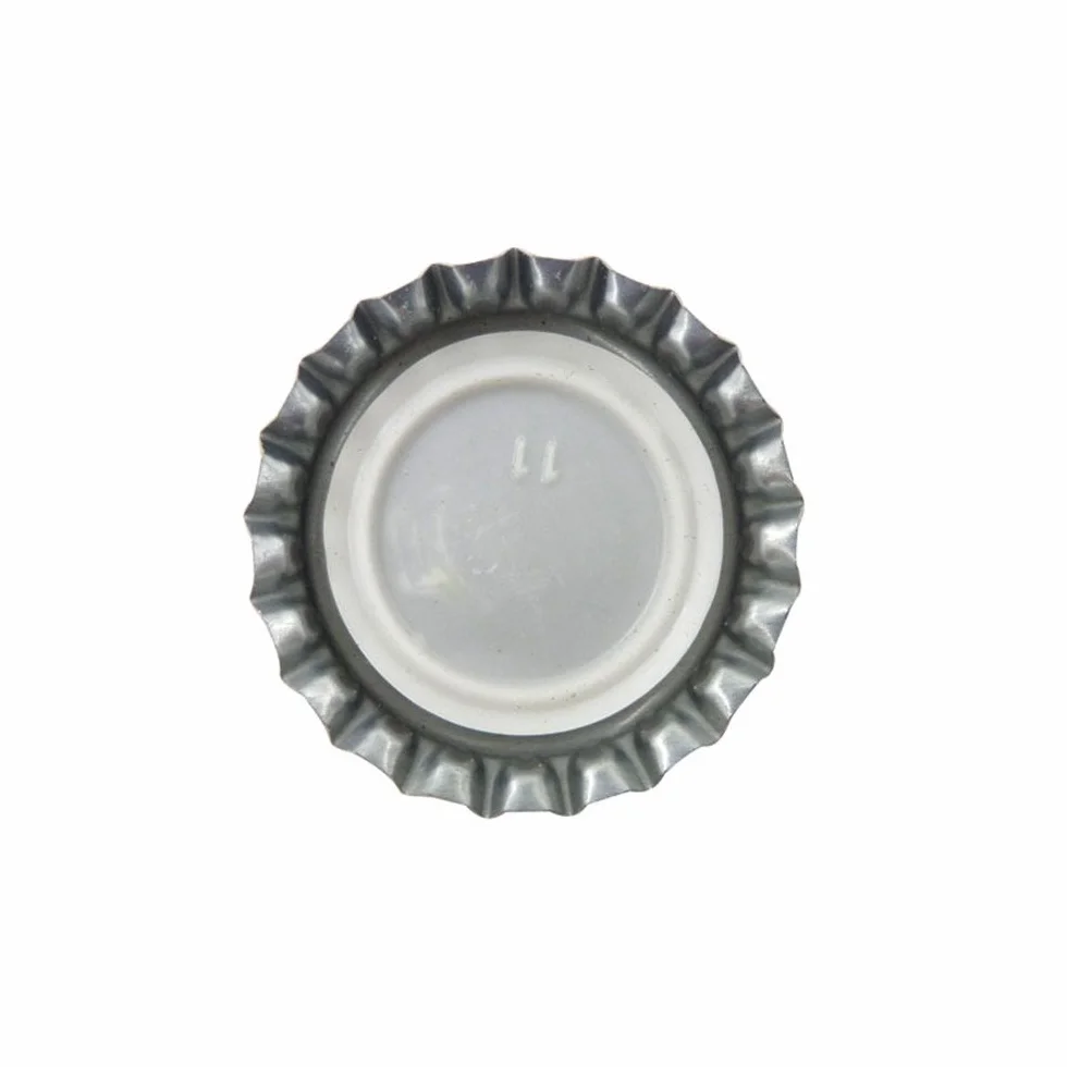 Chapas taladrados Diámetro 26 mm con junta para estándar botellas de plástico., negro, 1000 Stück Kronkorken