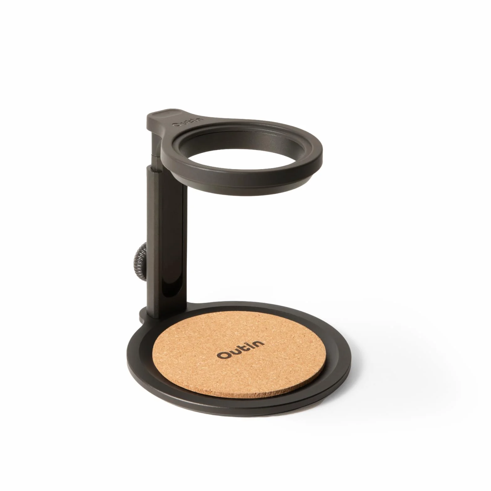 OutIn Soporte universal desmontable para café con almohadilla de corcho, portátil para máquina de espresso