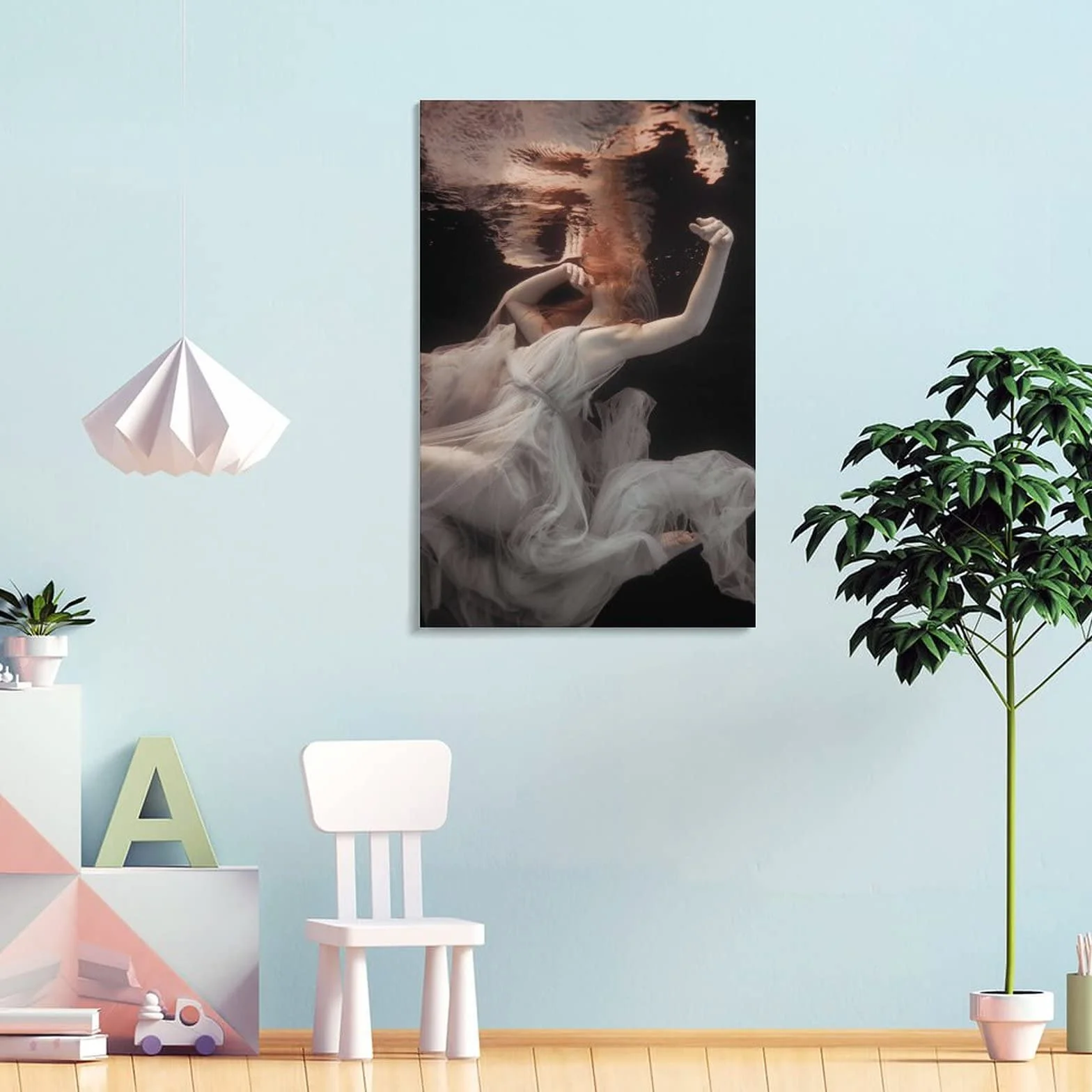 Póster etéreo de la diosa griega para habitación, póster estético, pintura decorativa, lienzo para pared, póster para sala de estar, dormitorio, 40 x 60 cm