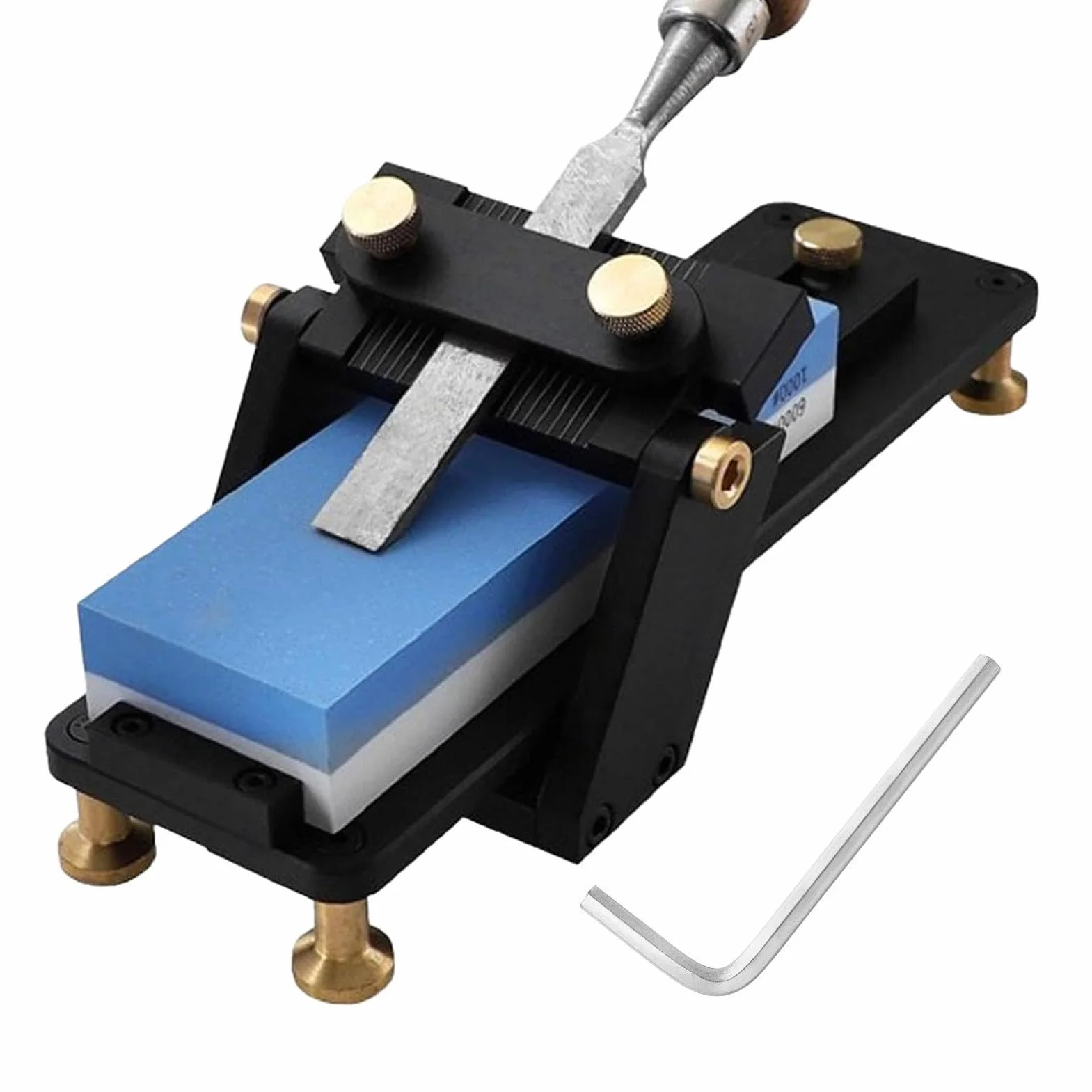 Afilador de cinceles Precisión, antideslizante, silencioso, aleación de | Afiladora amoladora de cinceles de carpintería Para Cepillos Carpintería Muebles Artesanía Mantenimiento Restaura