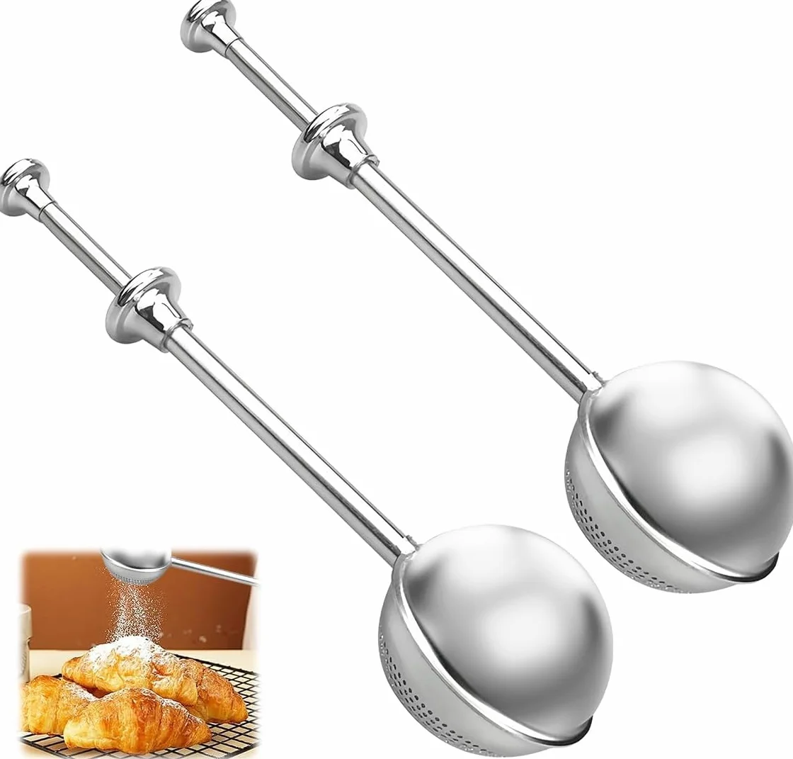 Infusor de té para té de hojas sueltas, colador de malla fina de acero inoxidable con asa, difusor reutilizable para taza y tetera, calidad premium (paquete de 1)