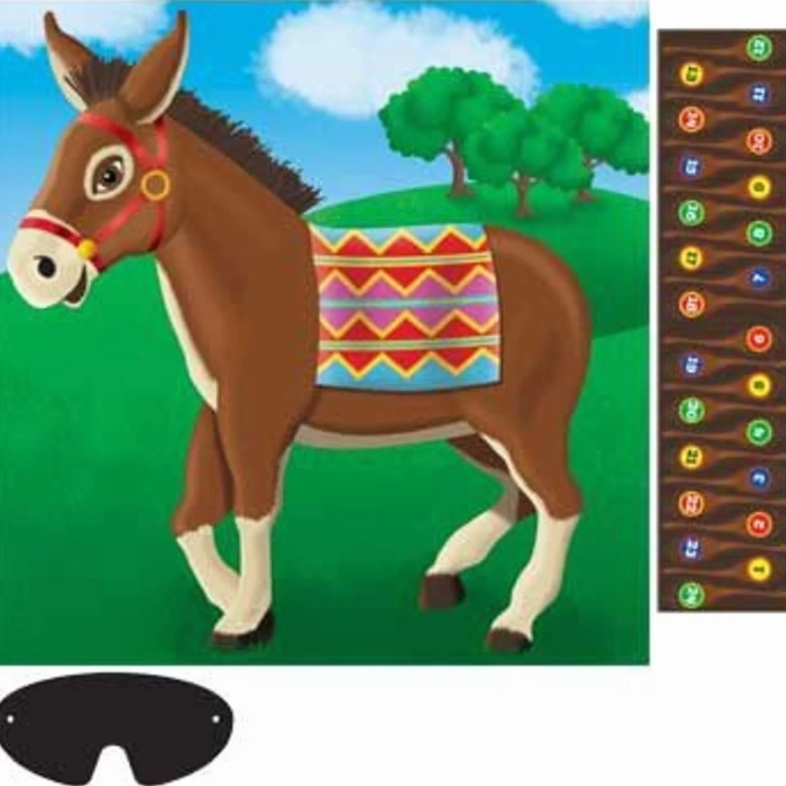 Amscan 4976 - Juego Decorativo de Madera, EE,UU, Tamaño -