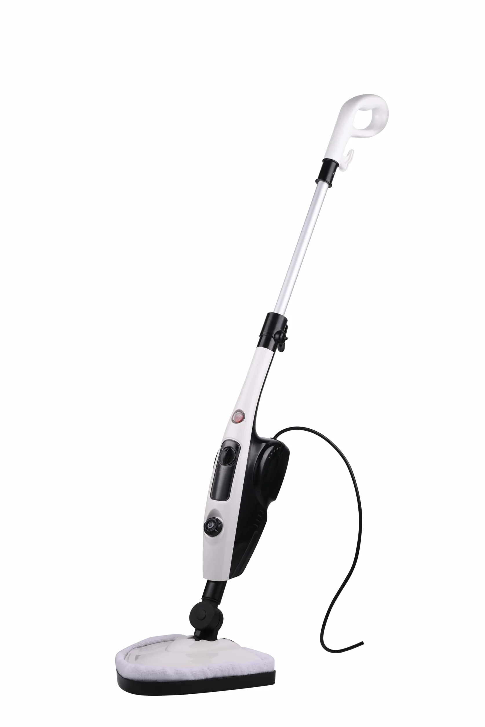 Mopa a Vapor Multifuncional 10 en 1 de 1500W con Cabezal Giratorio 180° y Vapor Continuo. Desinfección a 110°C para Alfombras, Ventanas, Ropa y Más. Depósito de 550ml y Accesorios Incluidos