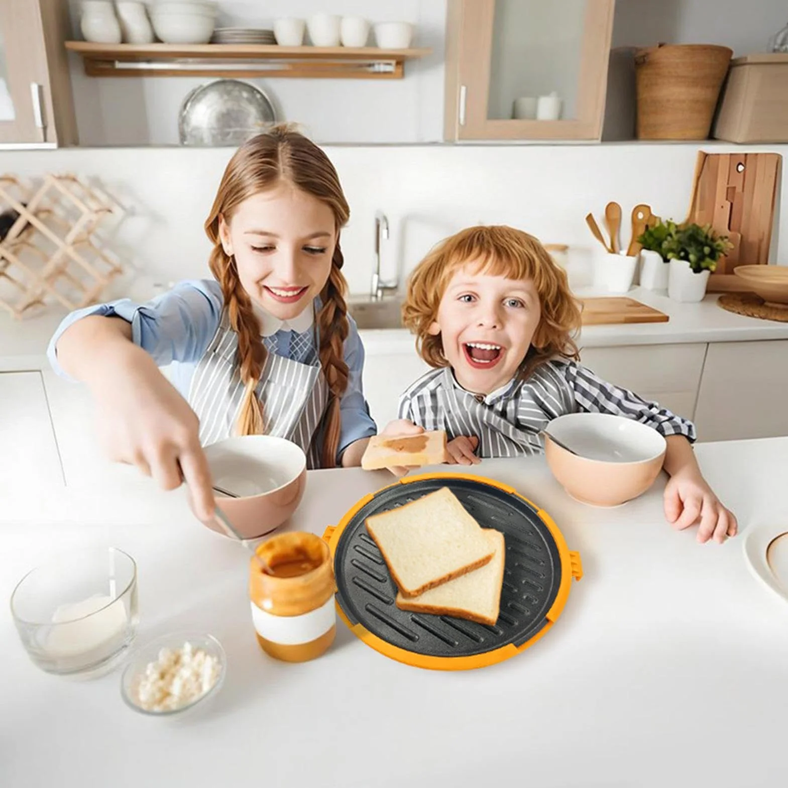 Generisch Plancha para microondas – y hornear rápidamente – Derretidor de queso antiadherente | Ideal para pizza, panqueques y desayunos | Utensilios de cocina compactos para dormitorio y oficina