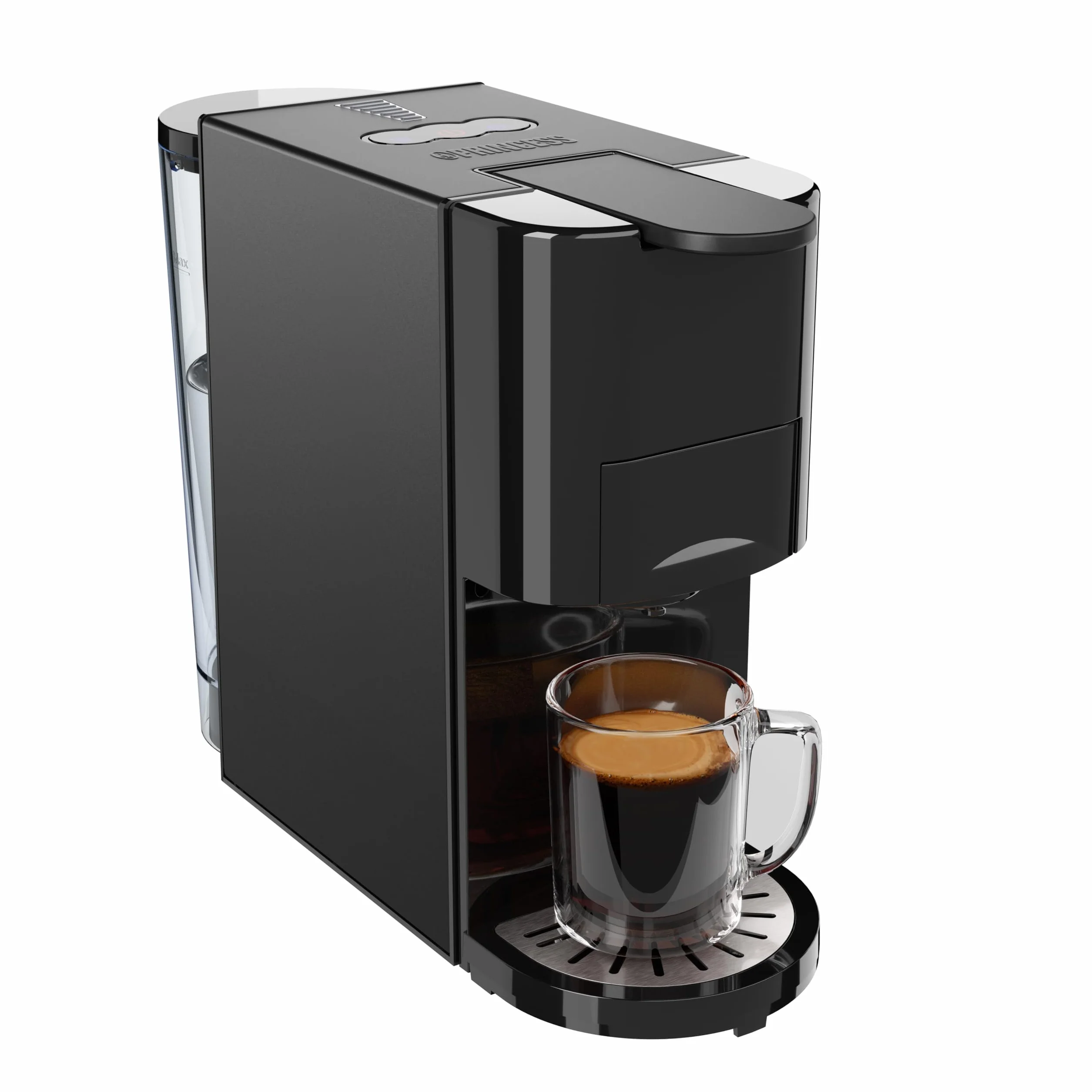 Princess Máquina multicápsula, bomba italiana de 19 bares, depósito de agua de 800 ml, compatibilidad 4 en 1, 1450 W, compatible con Nespresso® y Dolce Gusto®, sin BPA, piezas desmontables, 249454