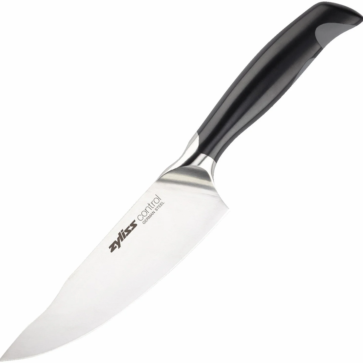 Zyliss - Cuchillo de Control, Color Negro, Negro/Plata, 16,5 cm