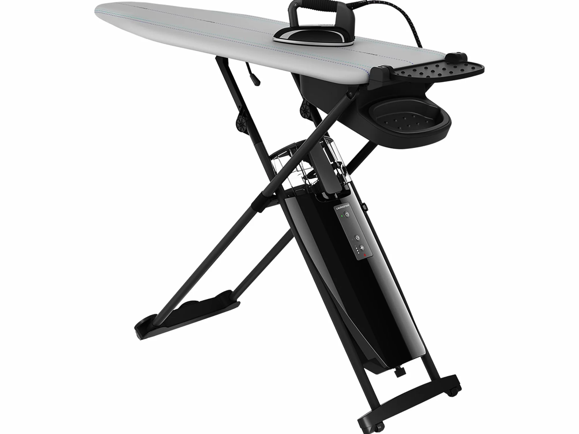 LauraStar Smart M 2200W 1.2L Suela de aluminio Negro, Gris - Centro de planchado (2200 W, 3,5 bar, 1,2 L, Suela de aluminio, Negro, Gris, 2,3 m)