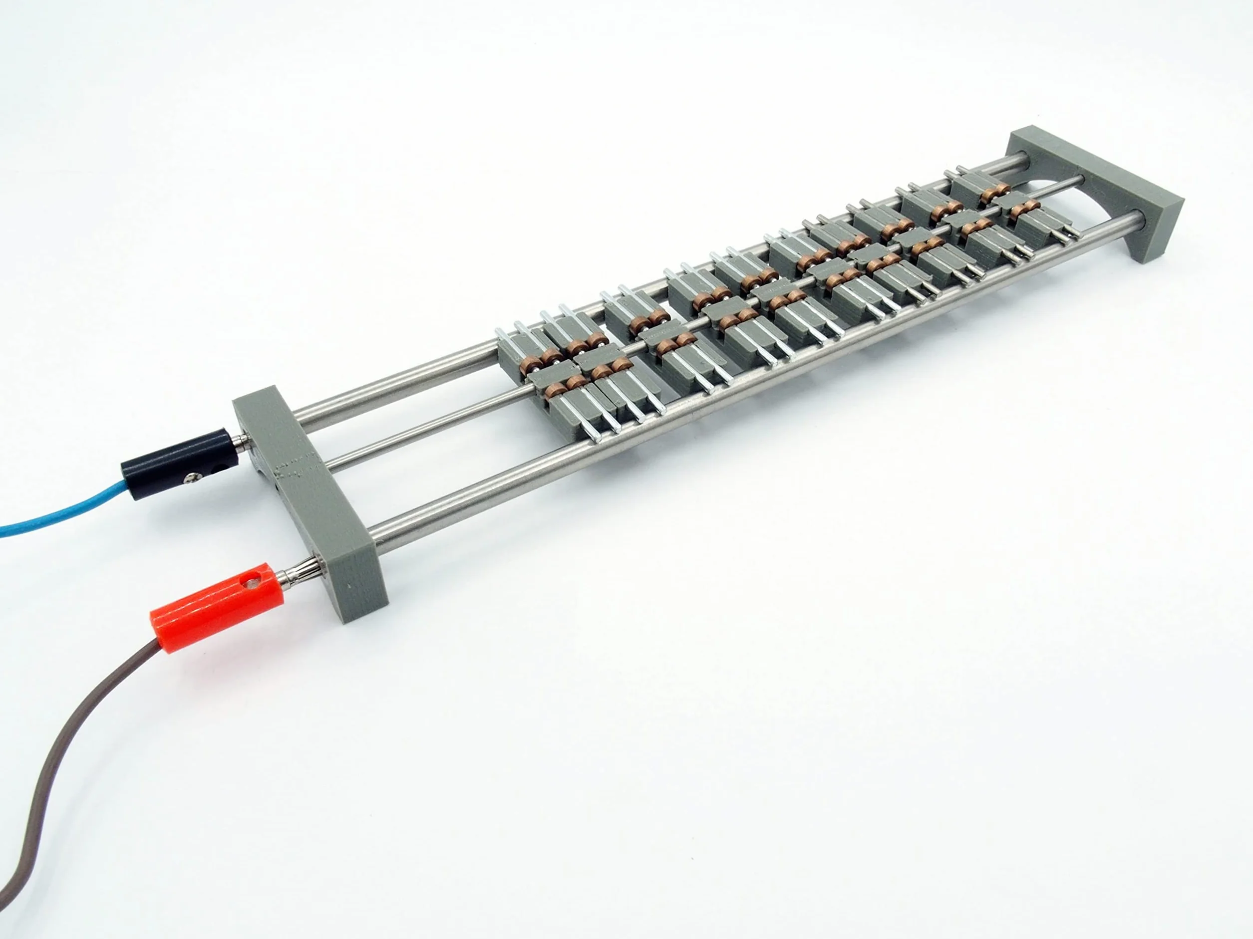 Banco de pruebas para locomotoras Miniatura Tren Eléctrico Vapor Escala N-Hoe 1:160 Banco de prueba M2R (18 Carros)