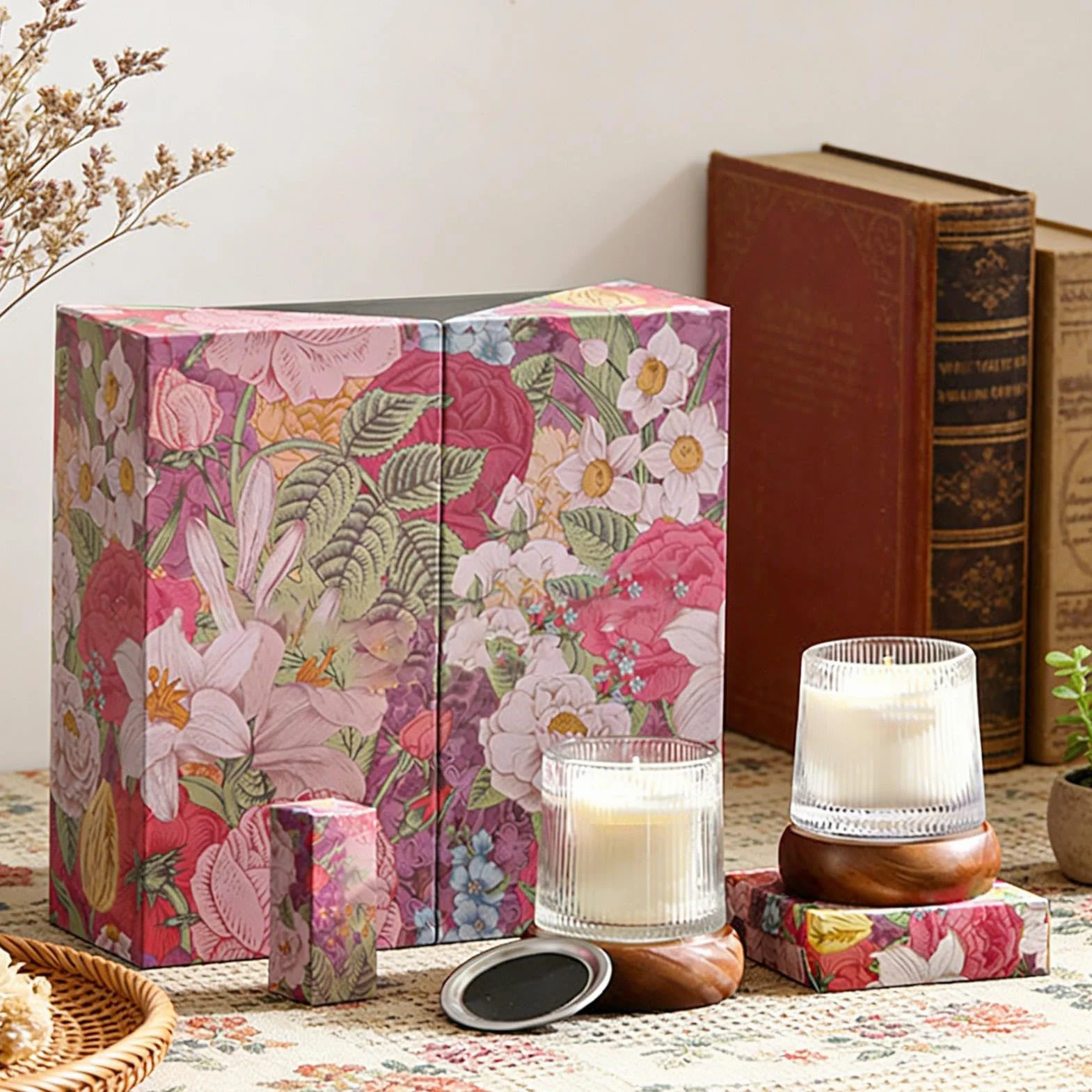 En tarro, con postal, decoración estética para ambientes | en jarrón perfumado para la casa - Salón baño spa relax cumpleaños fiesta regalo