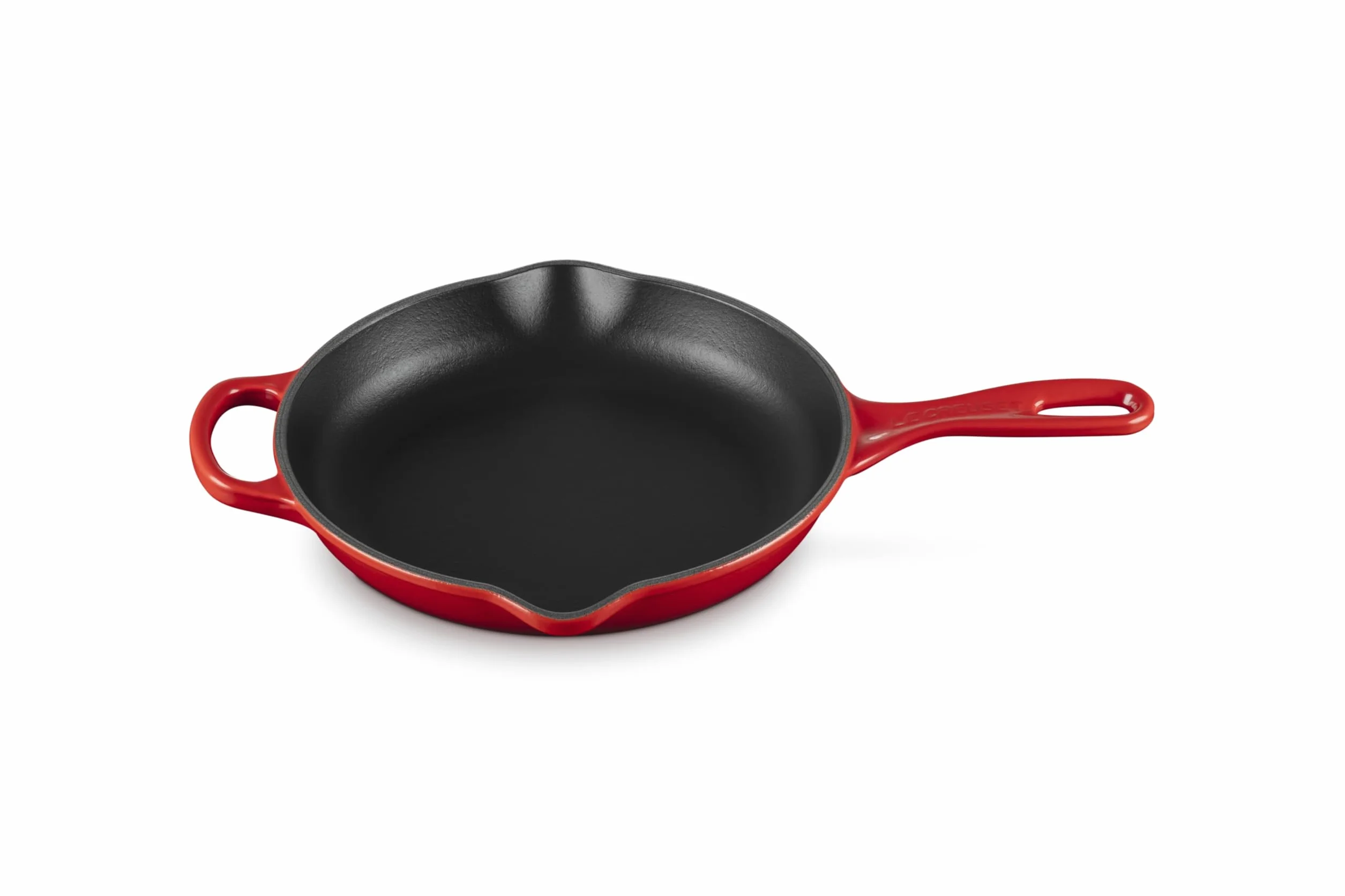 LE CREUSET Sartén skillet redonda de hierro fundido, diámetro 23 cm, Cereza, 20182230600422
