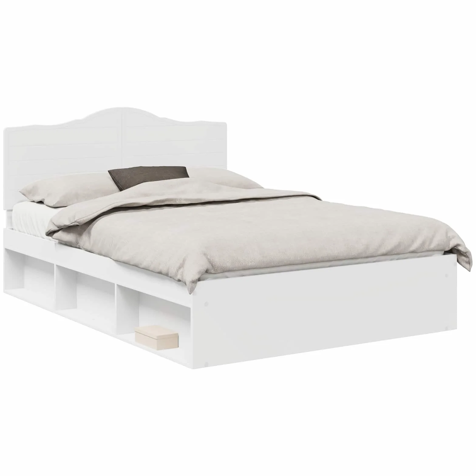 vidaXL Estructura de Cama 140 x 190 cm Madera de Pino Macizo