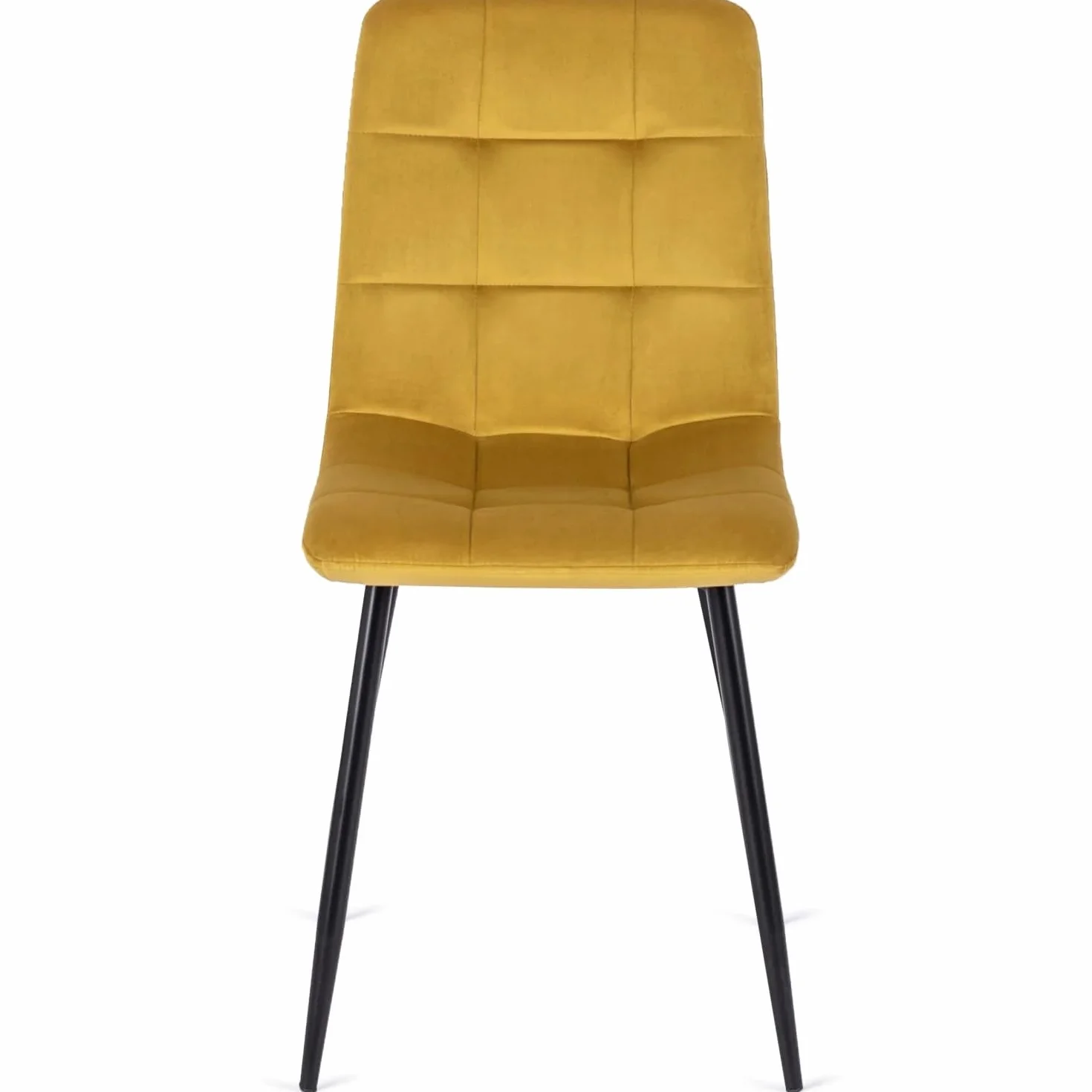 PAROS - SILLA - VELURO AMARILLO - 43 x 52 x 90,5 cm