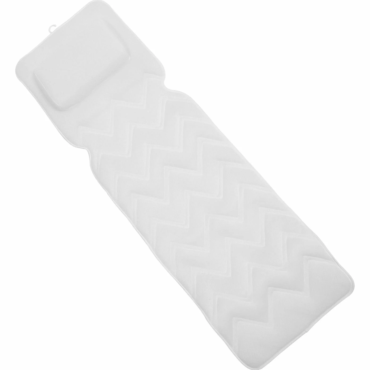 DOITOOL Almohadilla para Bañera de Poliéster Blanco Antideslizante Ventosas Fácil de Instalar para Baño y SPA Cómodo y Seguro