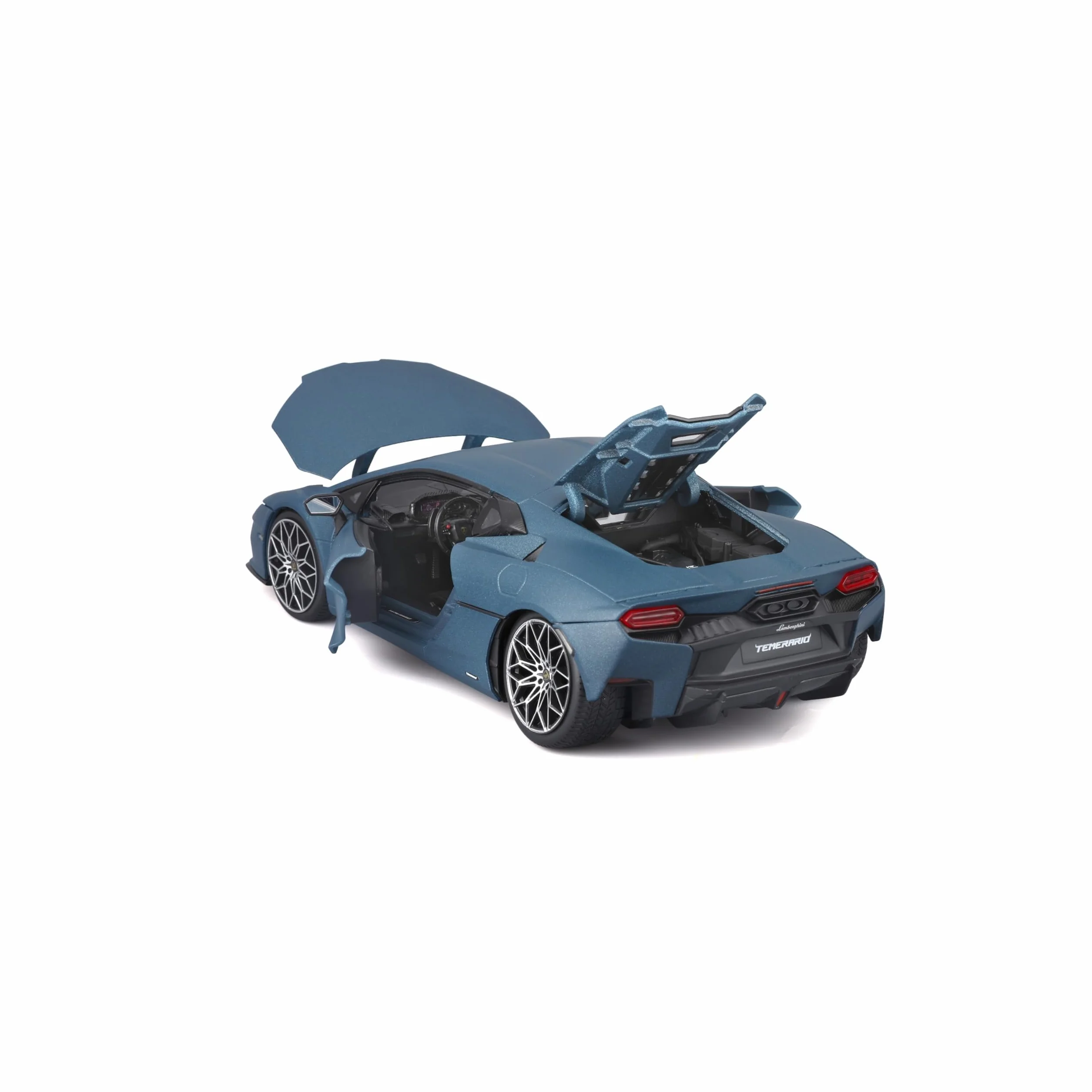 Bburago - Lamborghini Temerario, Coche Diecast a Escala 1:18, Réplica Detallada del Primer Superdeportivo Lamborghini, 4 Aperturas, Licencia Oficial, Edad Recomendada 3+ Años