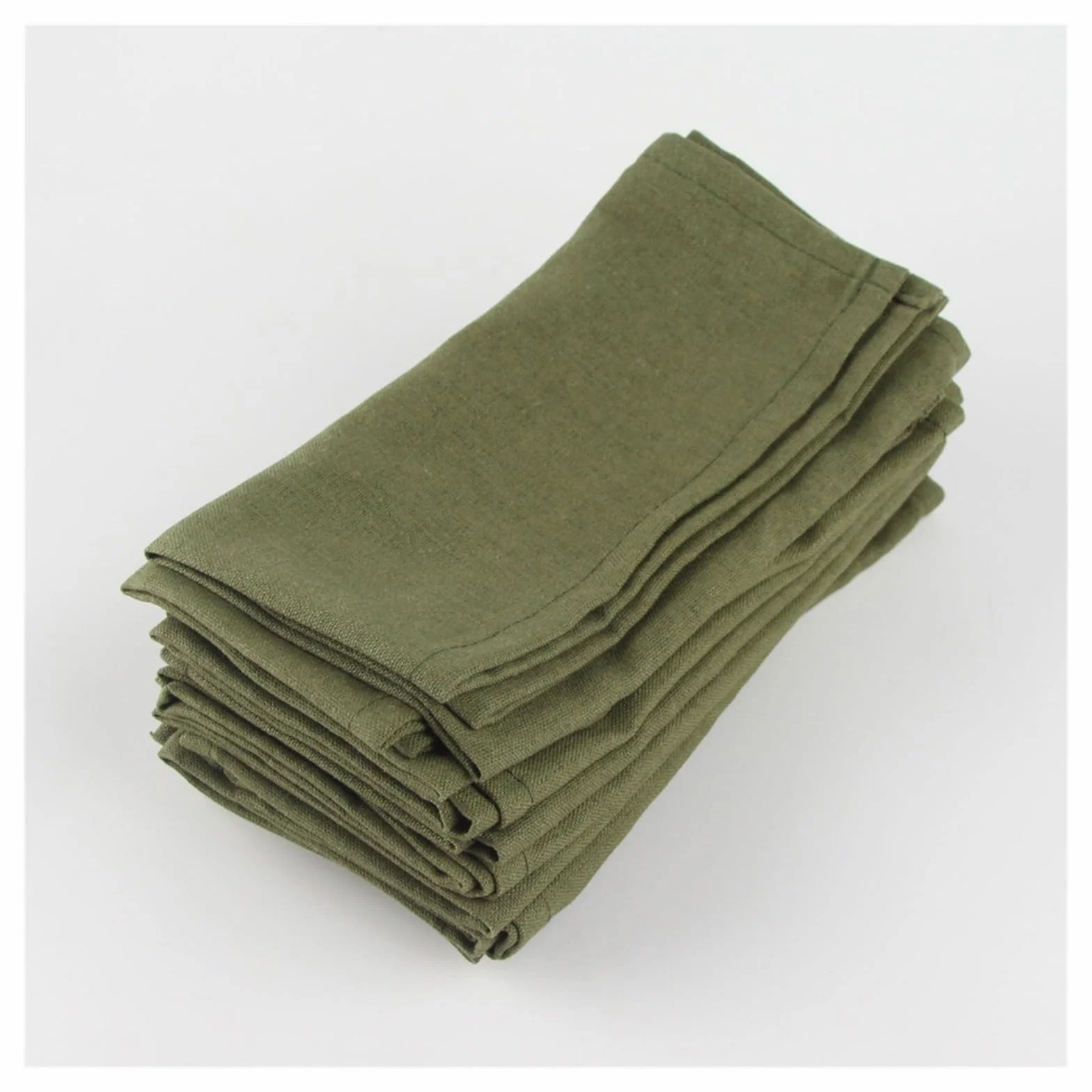 Servilletas de Tela Conjunto de 12 PCS Napkins de tela 40x40cm Lino de algodón Servilletas Placemat Mesa de comedor suave Mesa de comedor Mat Niños Tela de servilleta Servilletas de Mesa ( Color : 12C